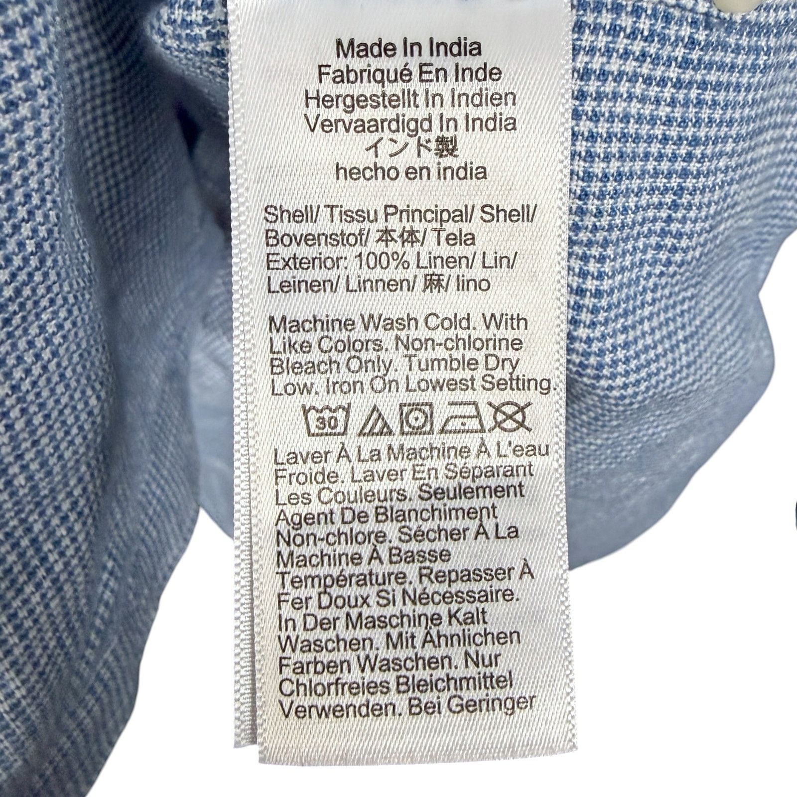 J.Crew J.Crew Mens Shirt 2XL Button Down 100% Linen Baird McNutt Size US XXL / EU 58 / 5 - 7 Thumbnail