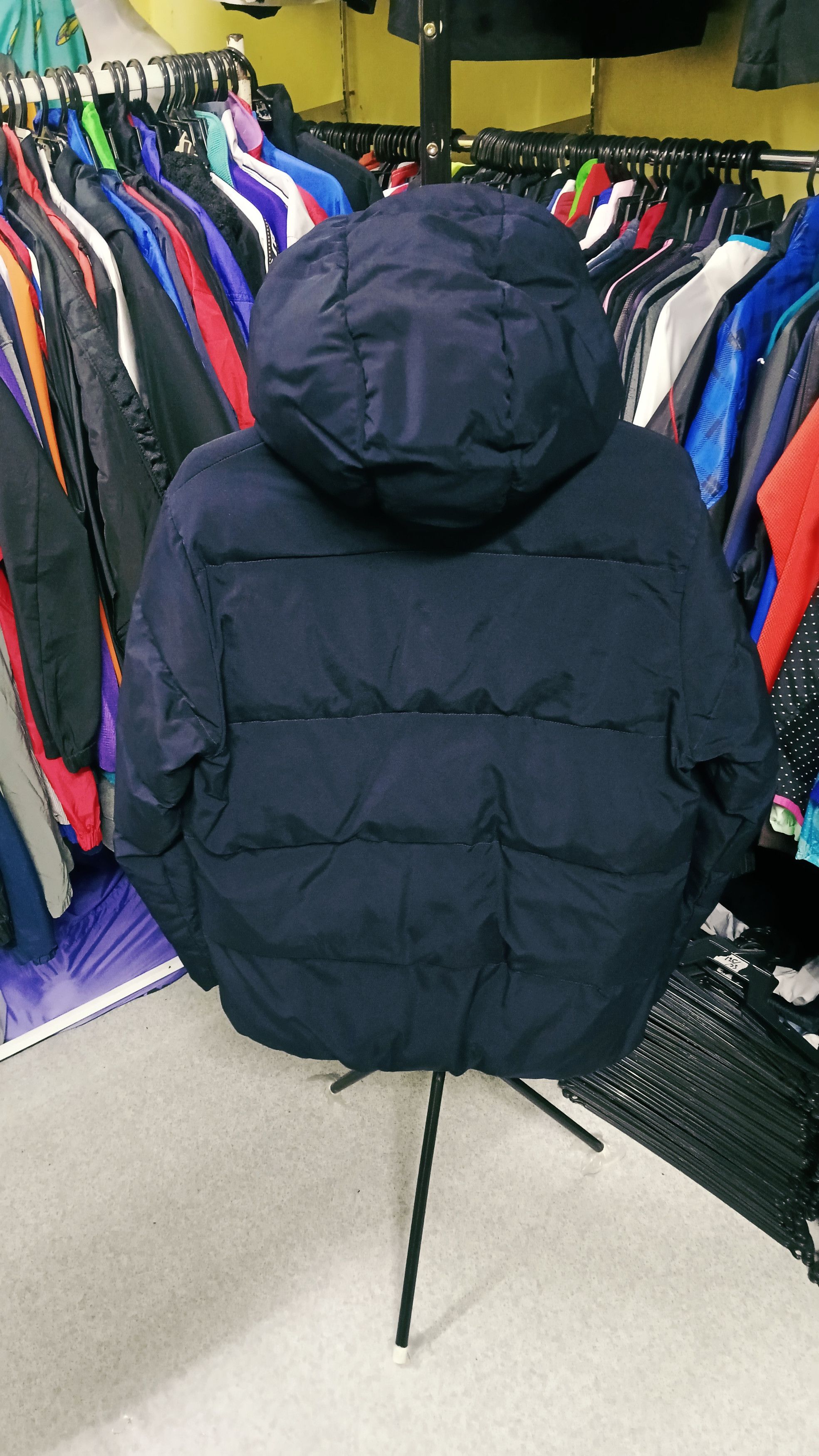 GU GU Navy Blue Padded Jacket Size US L / EU 52-54 / 3 - 3 Thumbnail