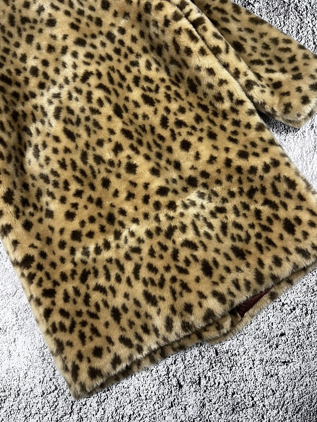 Vintage Vintage Y2K leopard fur faux coat luxury 00s style L Size L / US 10 / IT 46 - 9 Thumbnail
