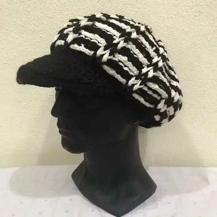 Japanese Brand Japanese Brand Stripe Jail Knit Hat Size ONE SIZE - 2 Thumbnail
