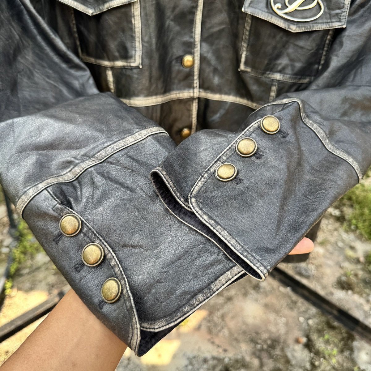 Japanese Brand SpearYouth Leather Jacket Size L / US 10 / IT 46 - 7 Thumbnail