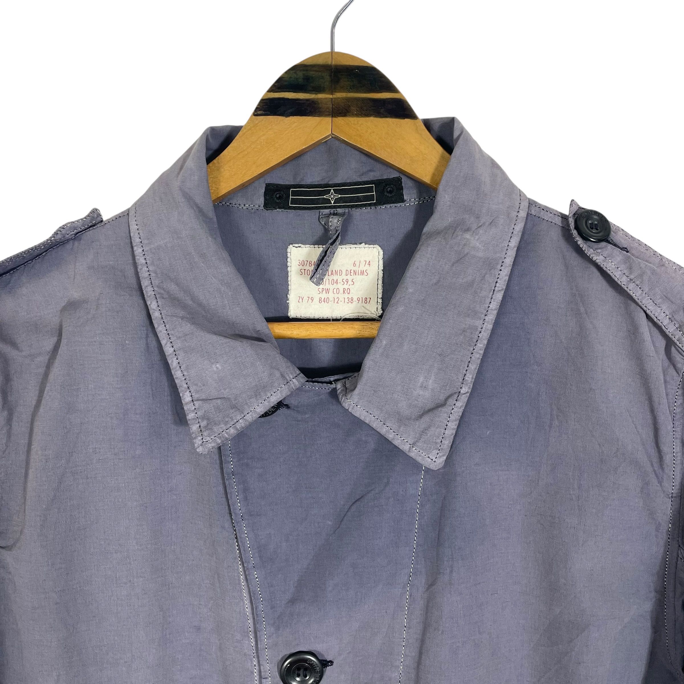 Stone Island Vintage Stone Island Denims S/S 2008 Light Jacket Size US L / EU 52-54 / 3 - 8 Thumbnail