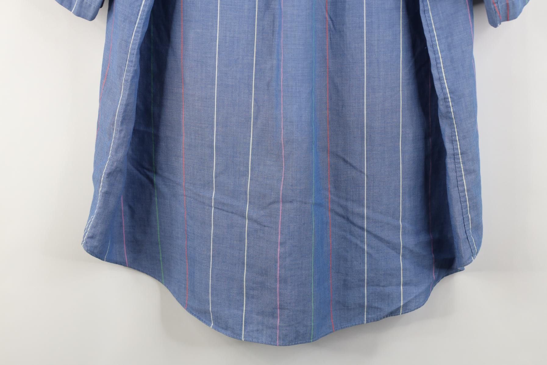 Vintage Vintage 90s Streetwear Tailoring Striped Button Down Shirt Size US L / EU 52-54 / 3 - 12 Thumbnail