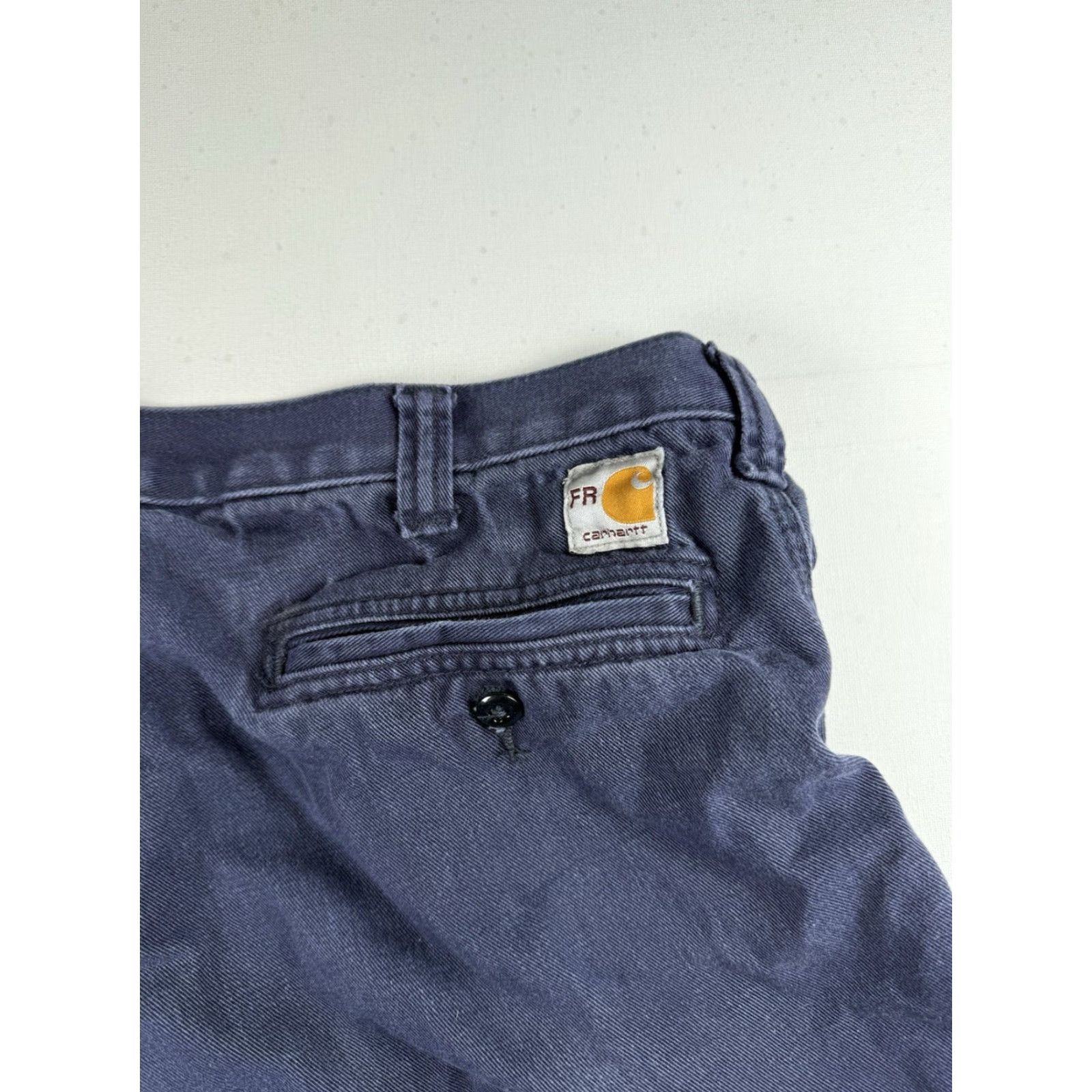 Carhartt VINTAGE Carhartt FR Flame Resistant Pants Navy Blue 36x30 Men Casual Work 371-20 Size US 36 / EU 52 - 2 Thumbnail