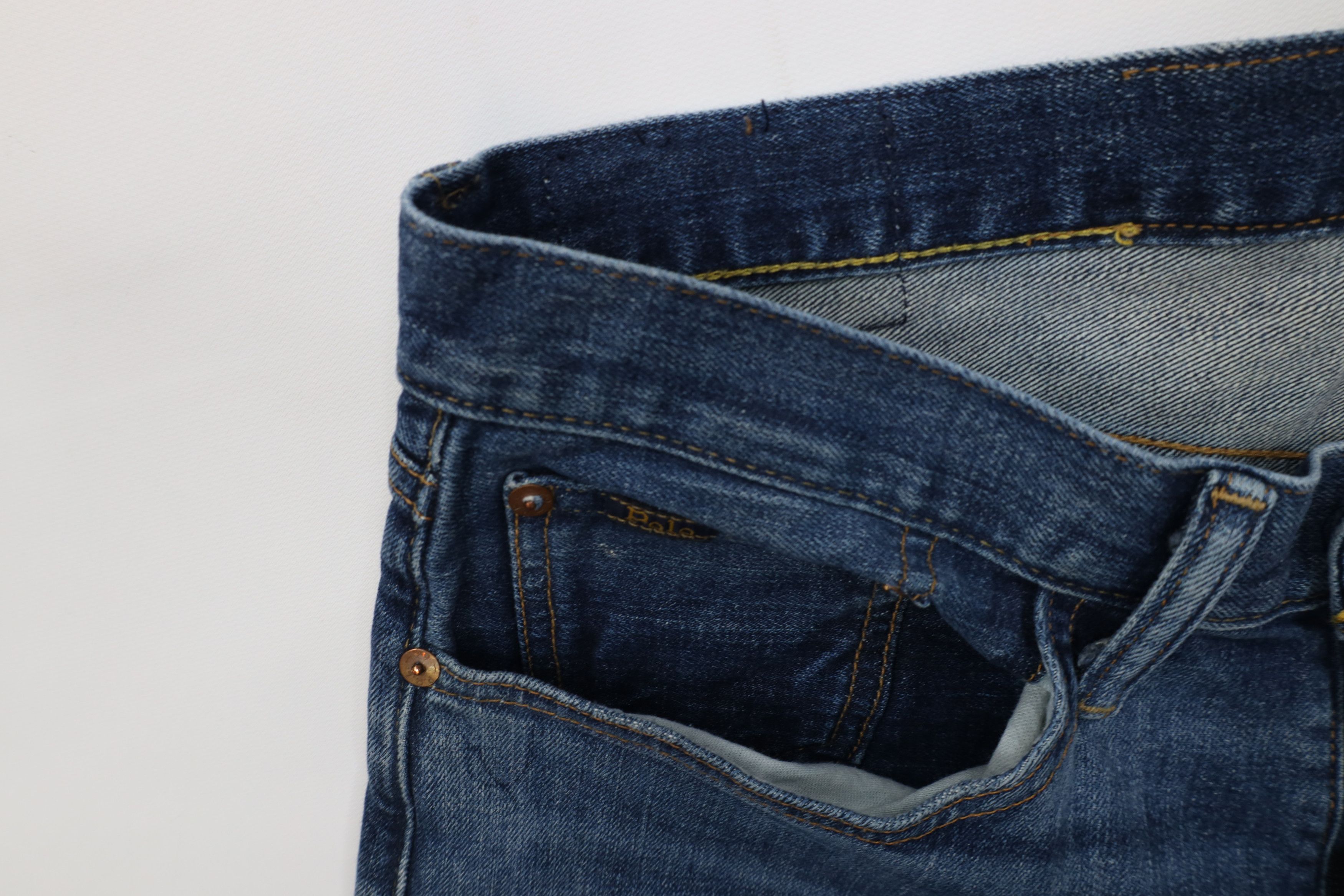 Polo Ralph Lauren Vintage Ralph Lauren Slim Straight Leg Denim Jeans Blue Size US 32 / EU 48 - 9 Thumbnail