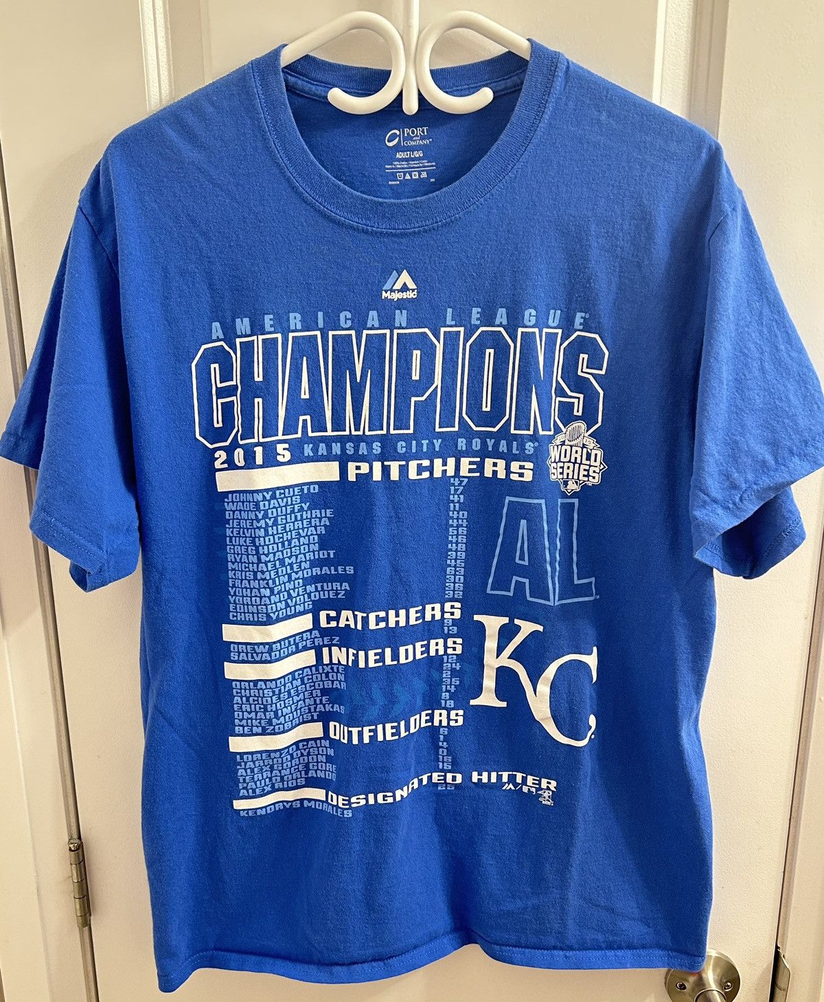 MLB × Majestic Port & Company MLB Kansas City Royals World SeriesT-shirt Size US L / EU 52-54 / 3 - 2 Thumbnail