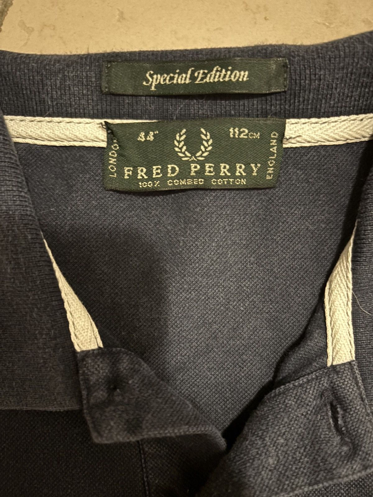 Fred Perry Fred Perry Long Sleeve Polo Navy M Special Edition Size US M / EU 48-50 / 2 - 3 Thumbnail