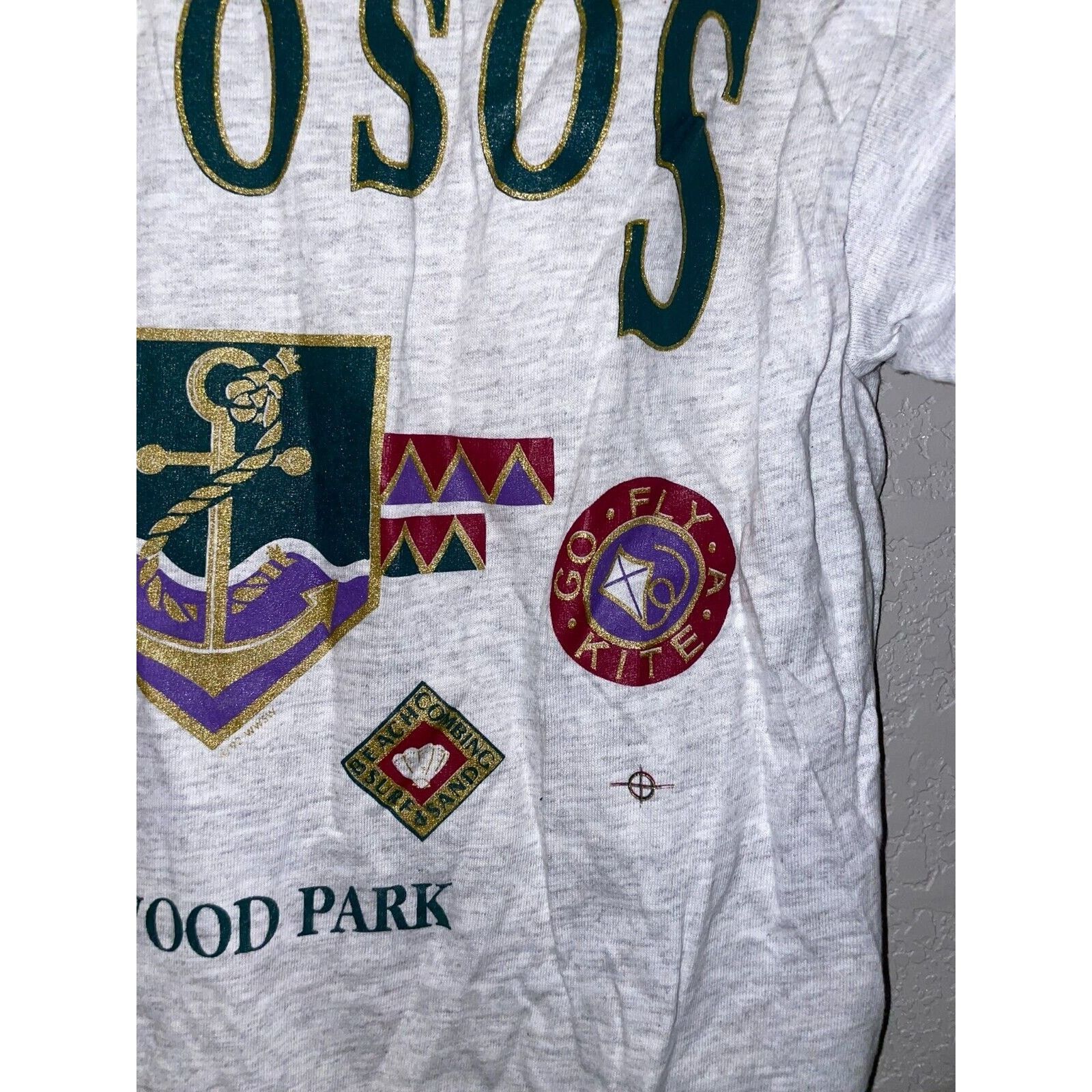 Signal Sport Vintage Los Osos Shirt Test Print Baywood Park Tee 90s VTG M Size US M / EU 48-50 / 2 - 13 Thumbnail