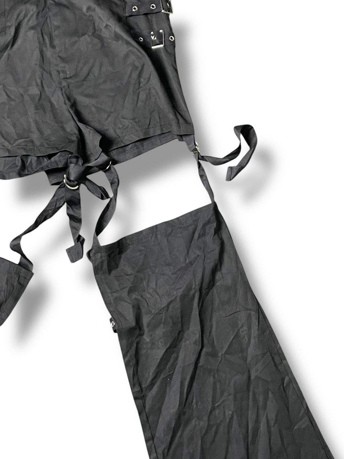 Japanese Brand Romwe Bondage Flare Pants (53) Size 30" / US 8 / IT 44 - 3 Thumbnail