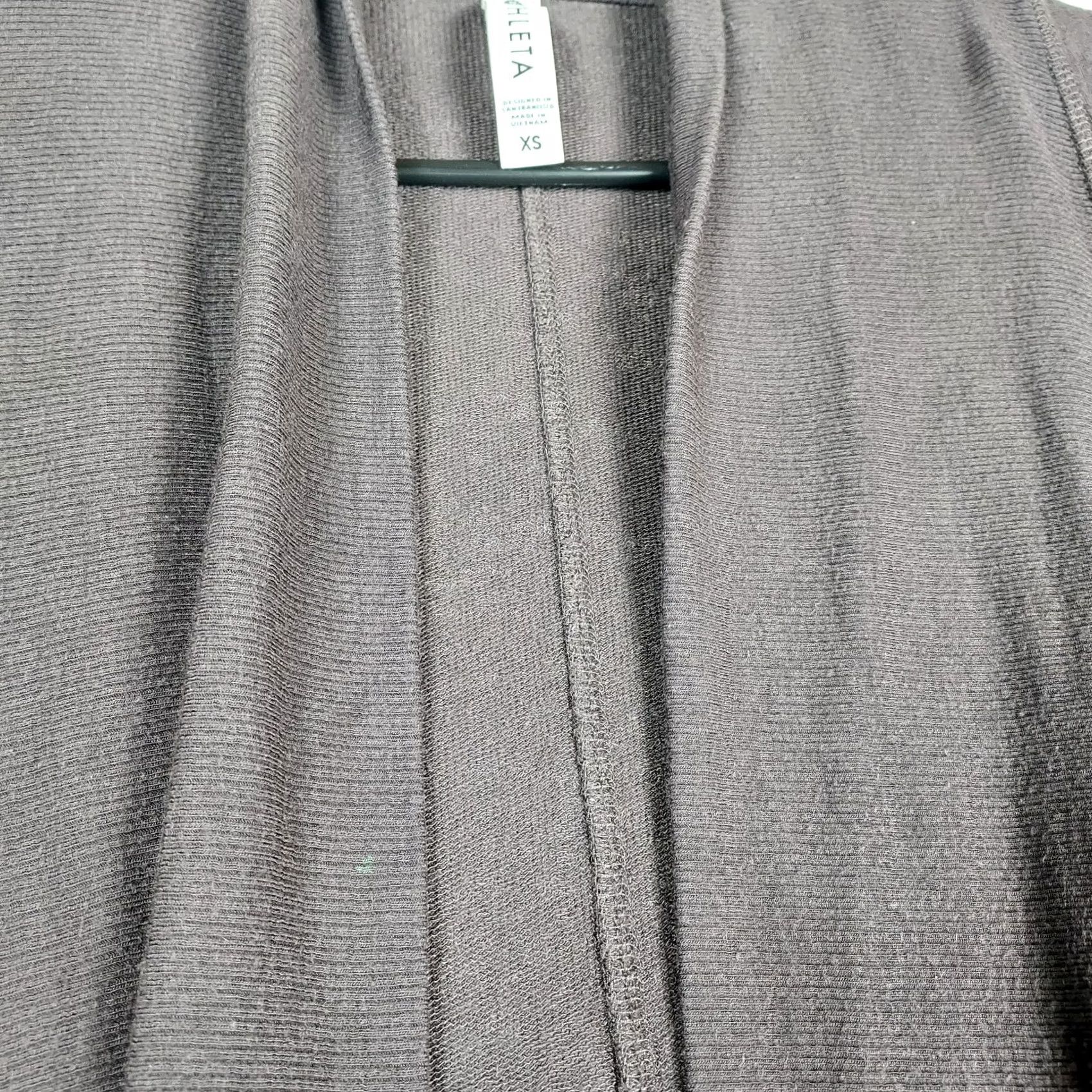 Athleta Athleta Women XS Brown Open Front Cardigan Wrap Jacket Modal Knit Stretch Sweater Cardigan Size XS / US 0-2 / IT 36-38 - 6 Thumbnail