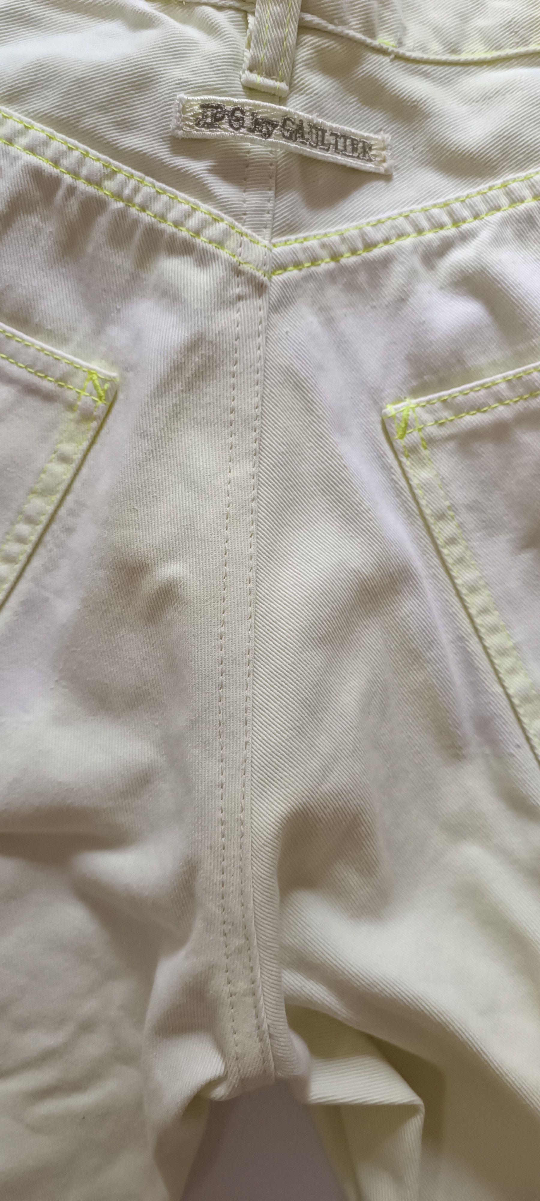 Jean Paul Gaultier Vintage - JPG Jeans Uomo - Fluor yellow pants Size US 30 / EU 46 - 16 Thumbnail