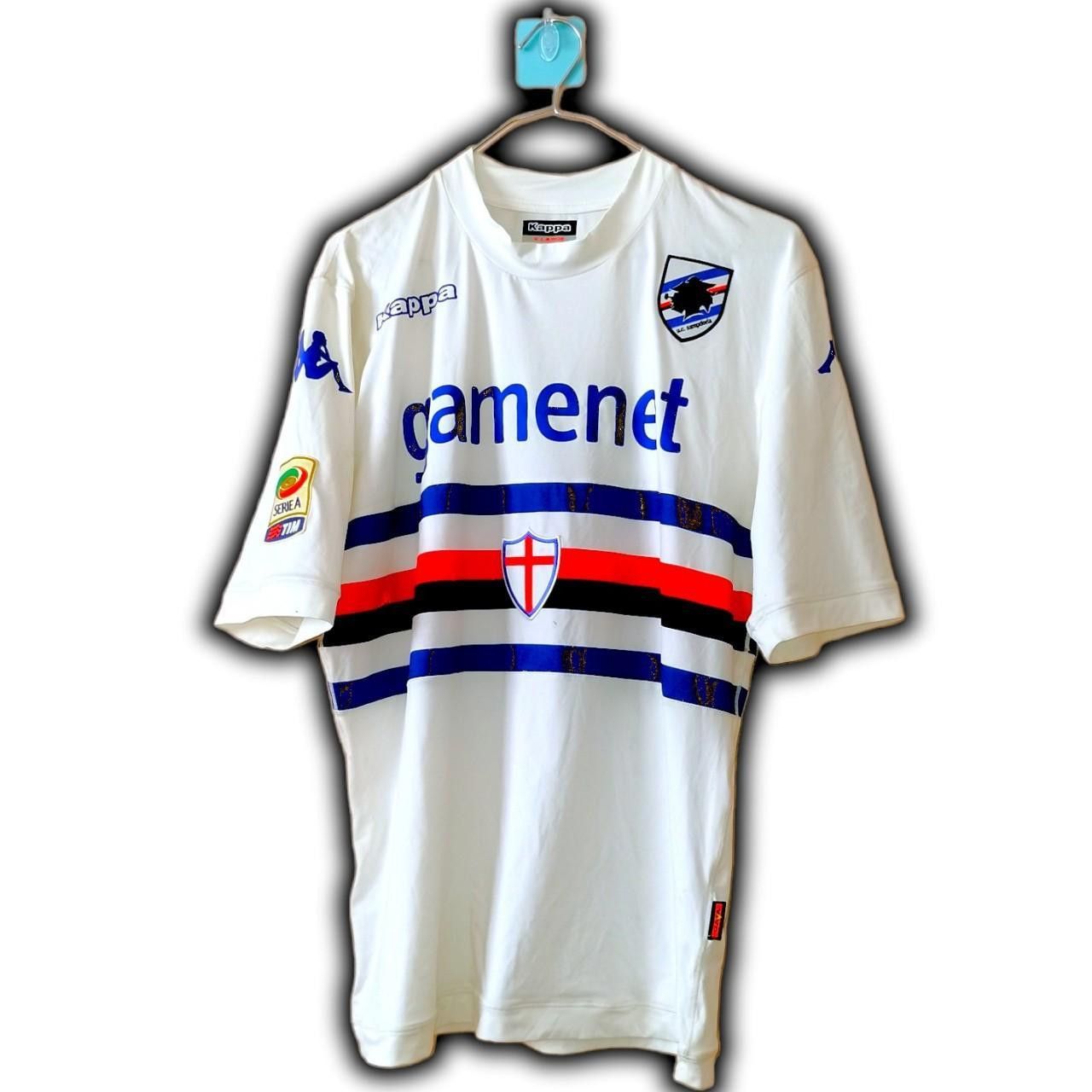 Kappa Match Worn Fc Sampdoria 2012 2013 2014 Signed Autograph Size US XL / EU 56 / 4 - 2 Thumbnail