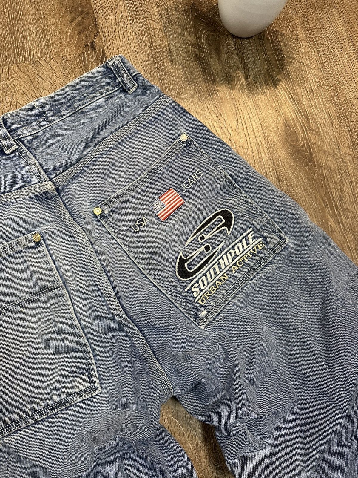Southpole × Vintage Vintage South Pole Baggy Jeans Y2K Size US 30 / EU 46 - 4 Thumbnail