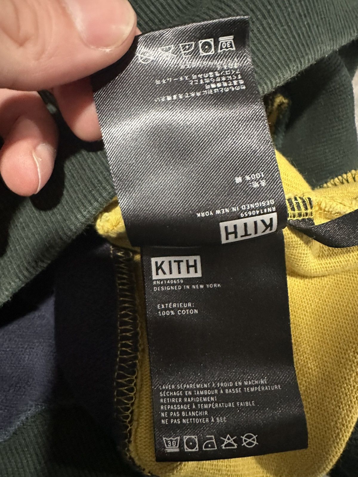 Kith KITH COLORBLOCKED RUGBY HOODIE Size US XL / EU 56 / 4 - 7 Thumbnail