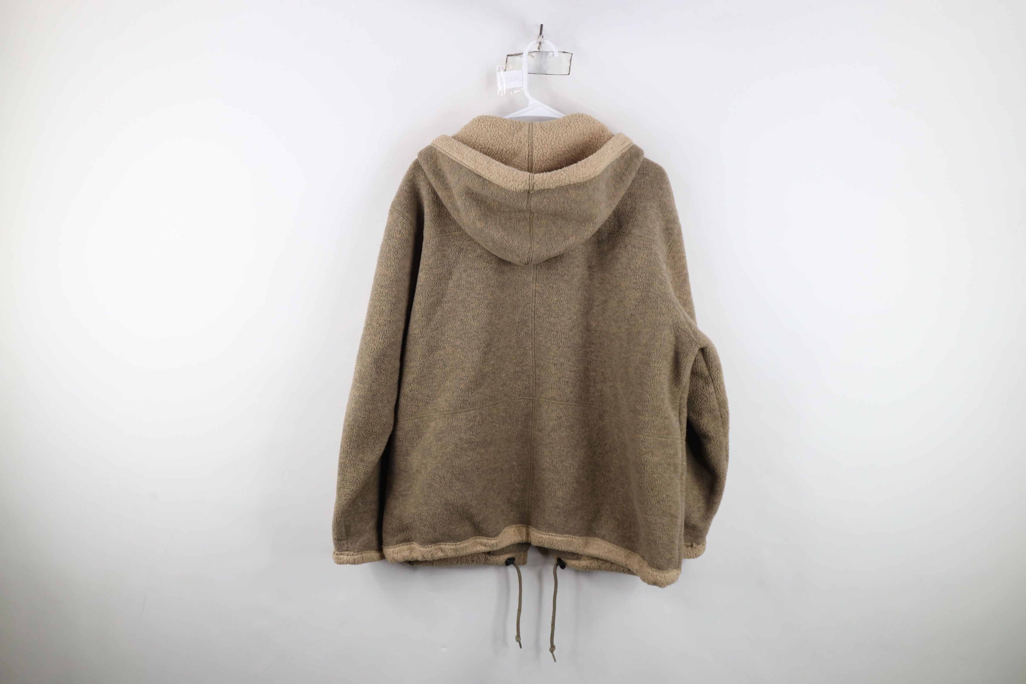 Woolrich Woolen Mills Vintage 90s Woolrich Polartec Fleece Full Zip Hooded Jacket Size XL / US 12-14 / IT 48-50 - 12 Thumbnail