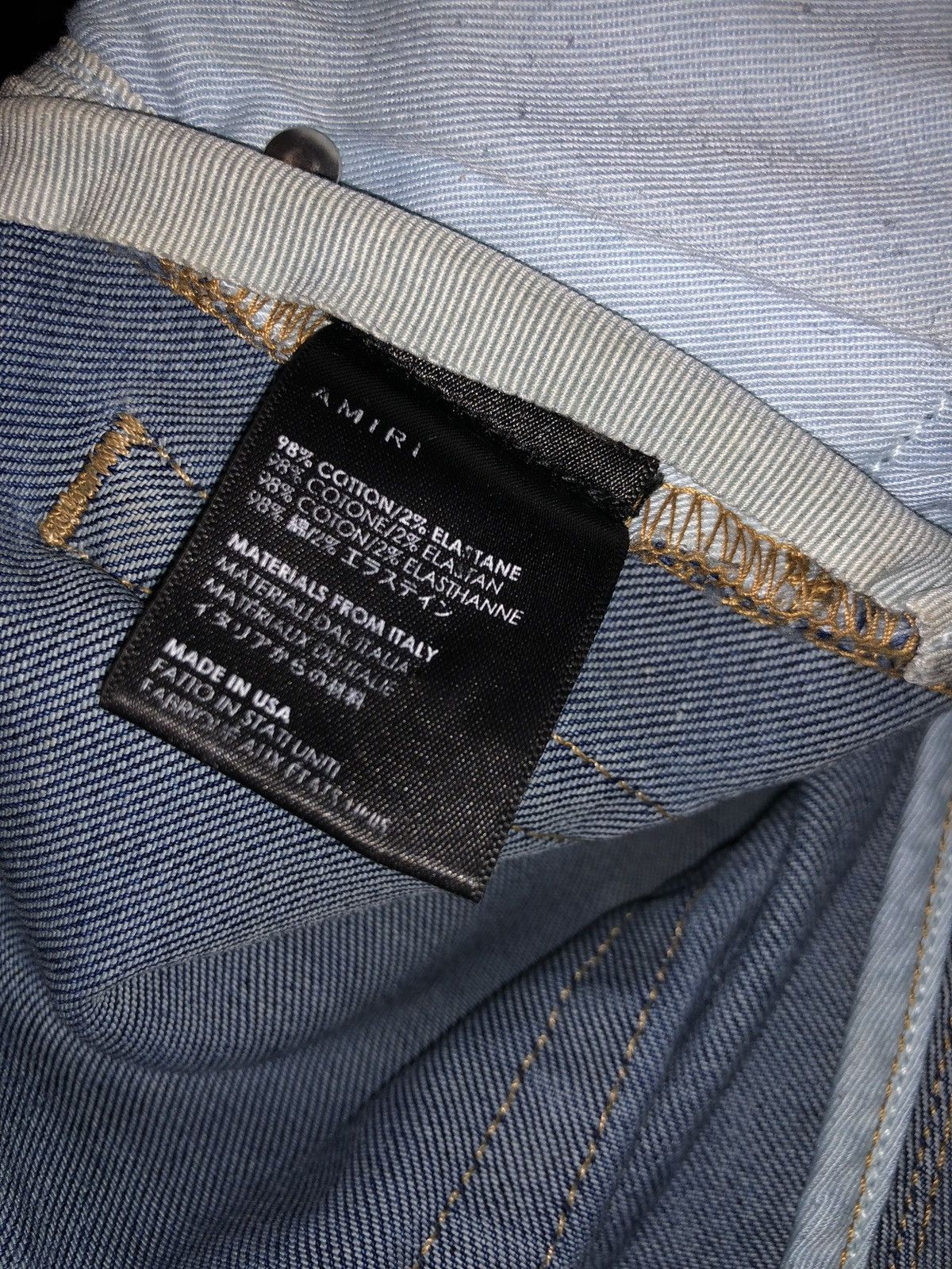 Amiri Amiri MX1 Star Patch Jean - Size 30 Size US 30 / EU 46 - 9 Thumbnail