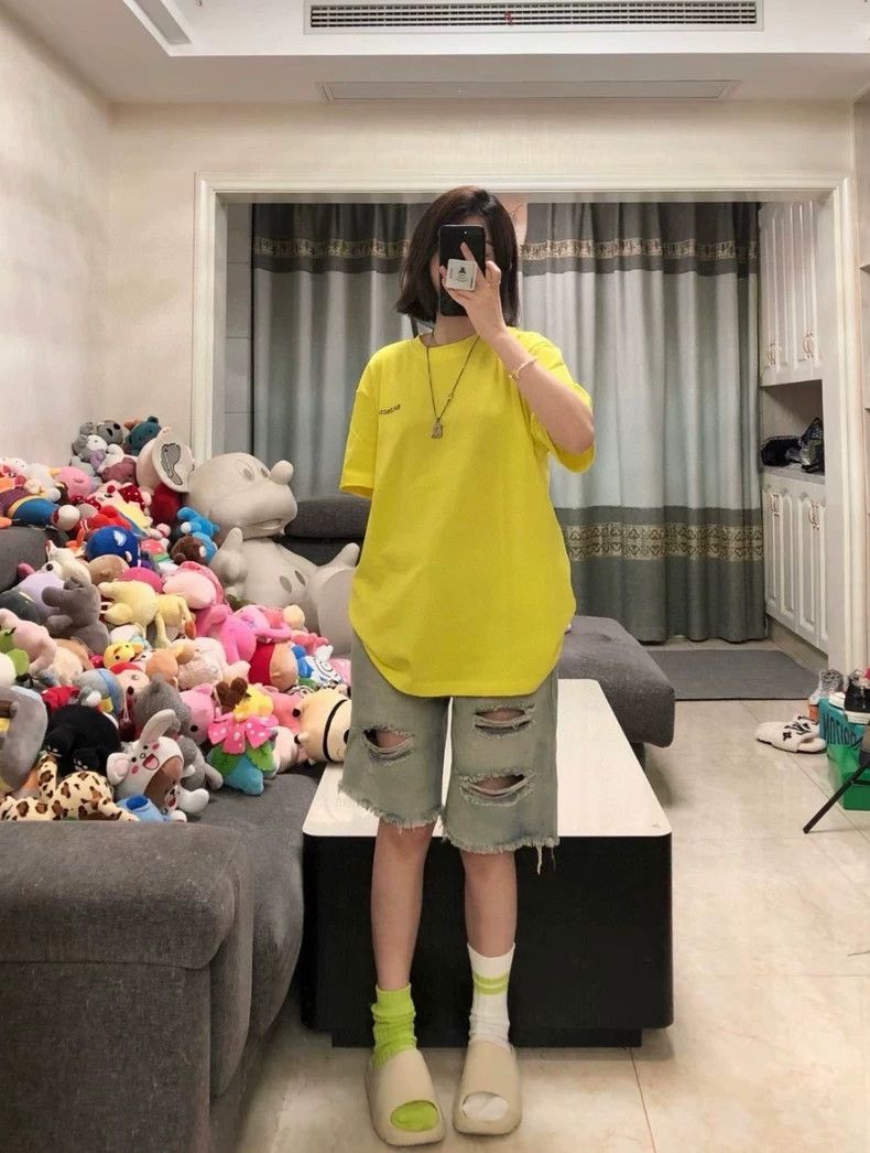 Balenciaga Balenciaga Yellow short-sleeved T-shirt Size US XS / EU 42 / 0 - 7 Thumbnail
