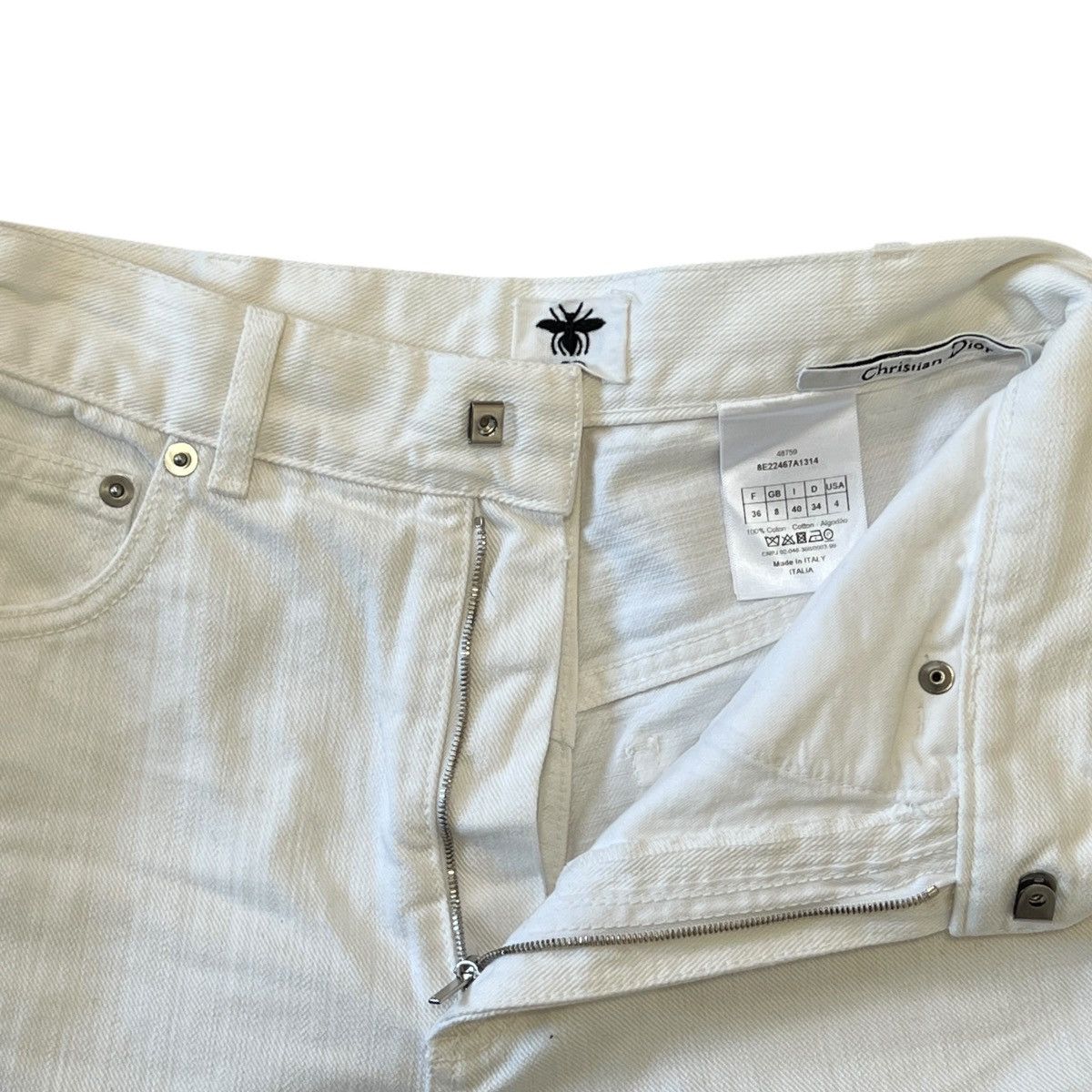 Dior Christian Dior by John Galliano 2008 Spring Wide-Leg Denim Size 27" / US 4 / IT 40 - 3 Thumbnail