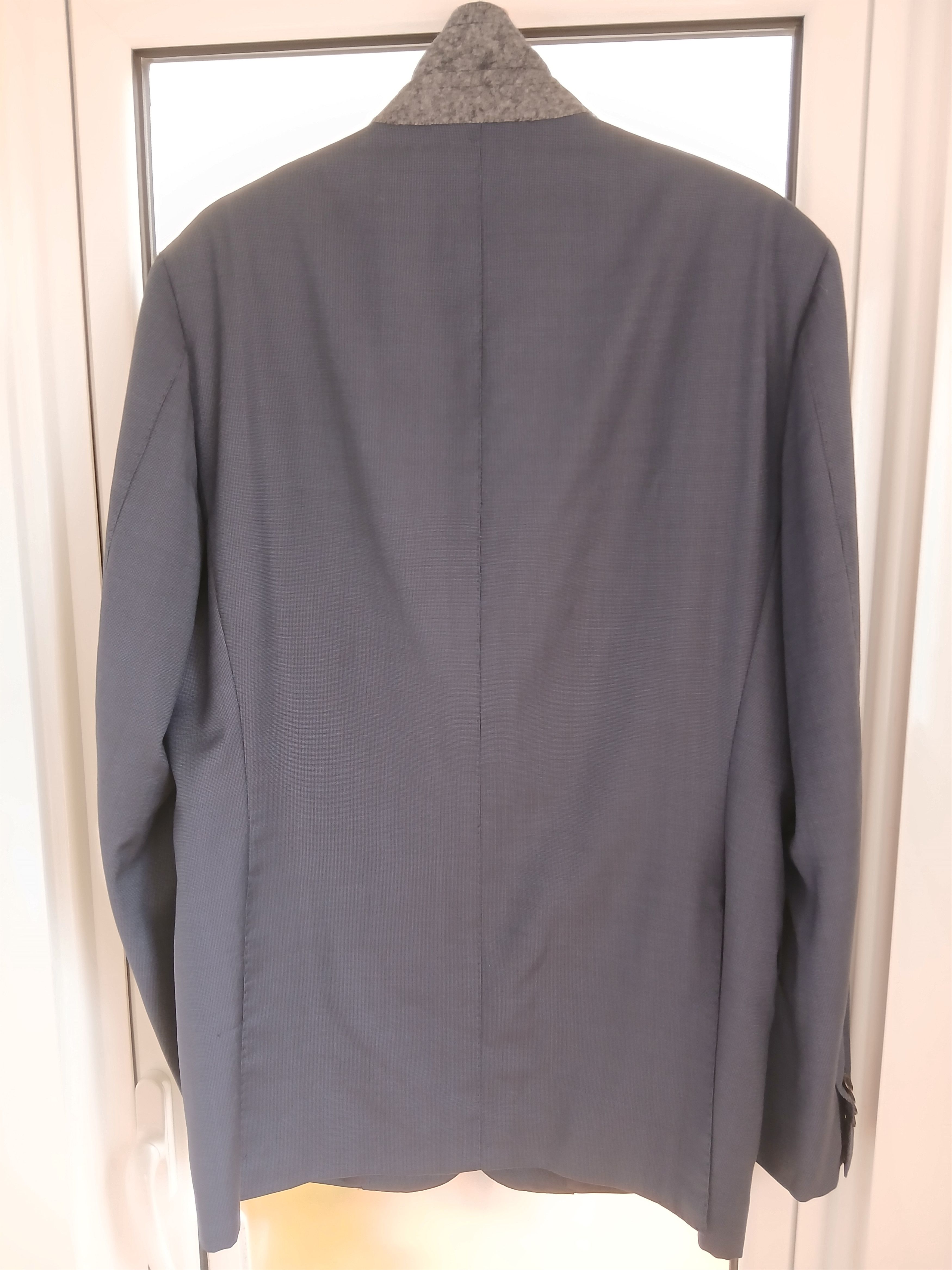 Stile Latino Stile Latino Napoli Blue Wool Silk Linen Blazer – EU 52/54 Size 52L - 7 Thumbnail