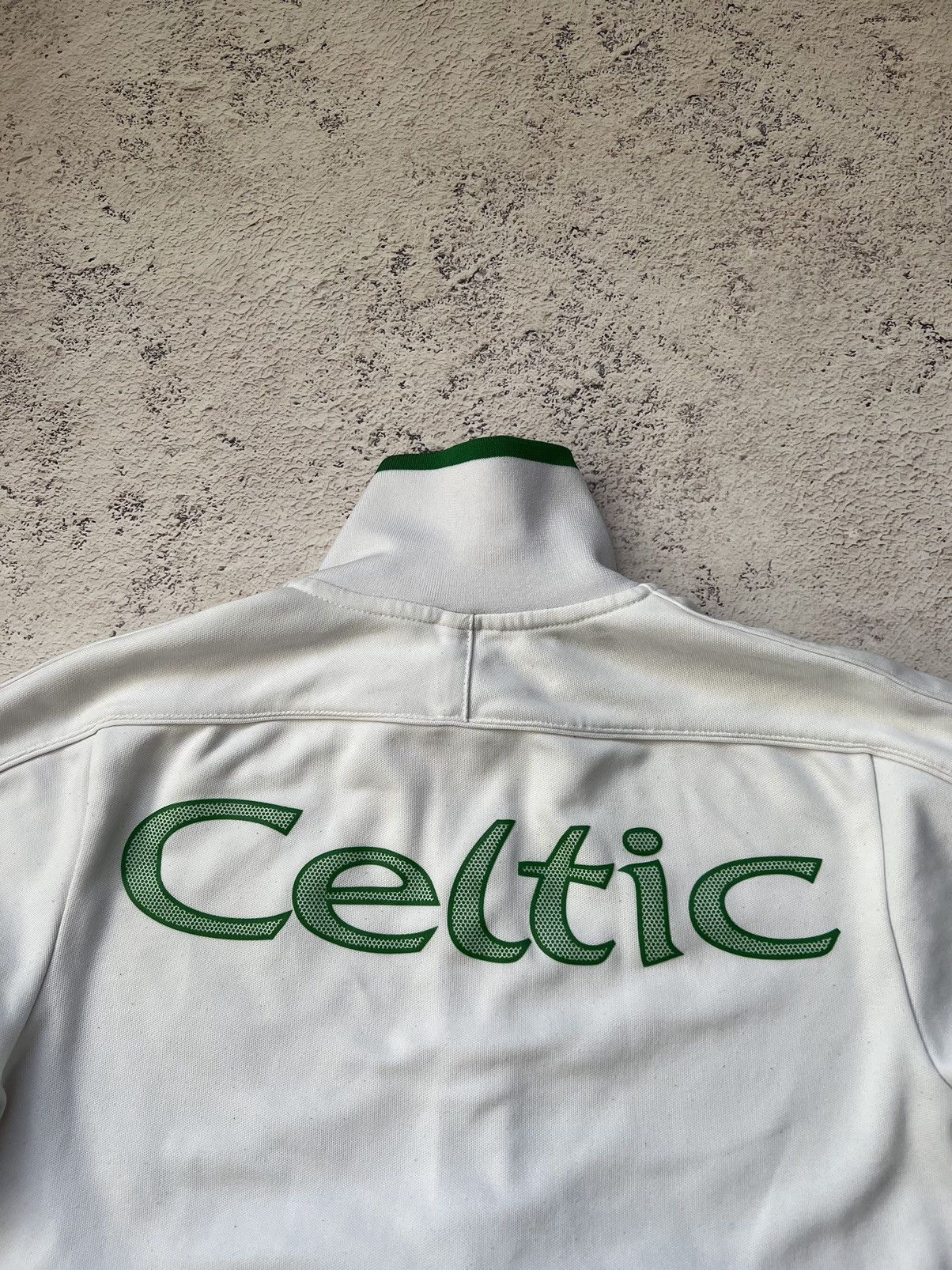 Nike × Vintage 00s Vintage Nike Boston Celtic Track Top Soccer Jacket Y2K Size US S / EU 44-46 / 1 - 14 Thumbnail