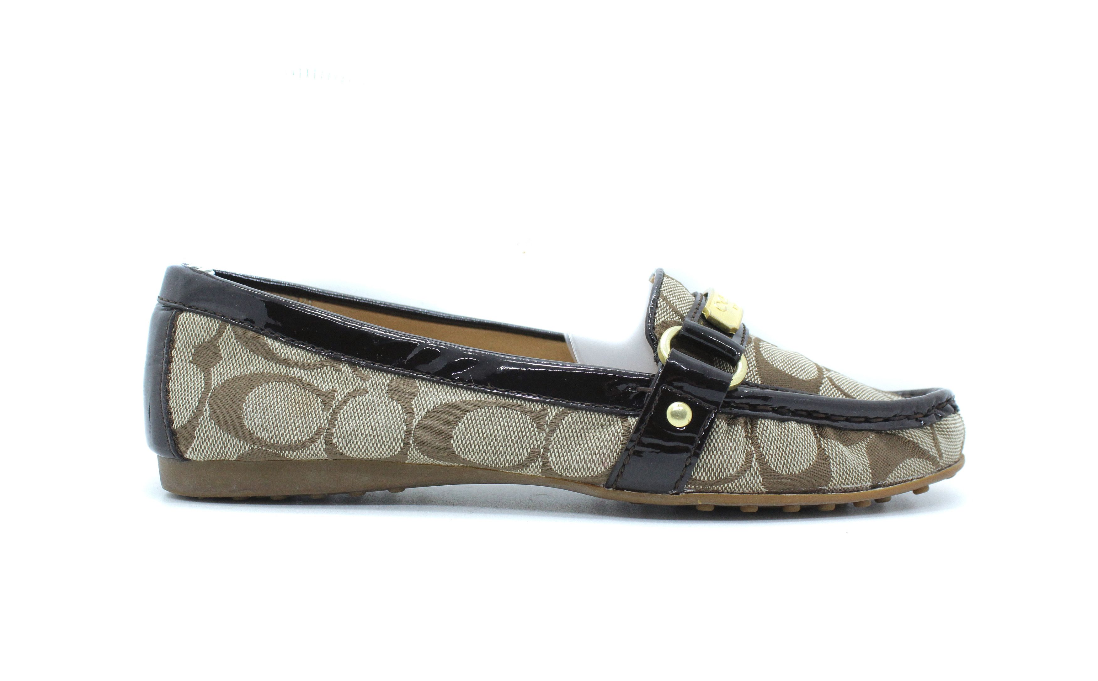 Coach Monogram Logos Loafers Size US 7 / IT 37 - 2 Thumbnail