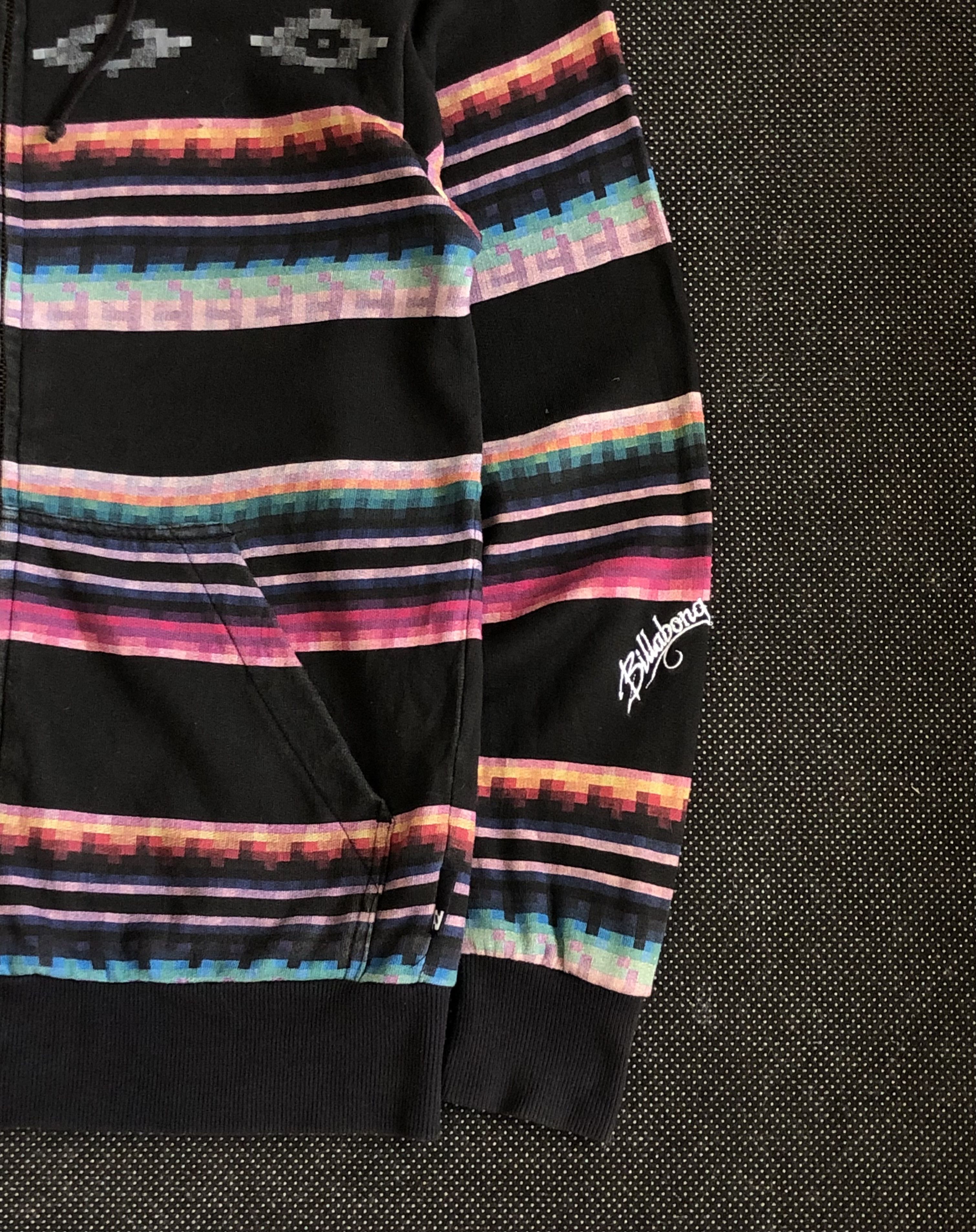 Billabong × Vintage RARE🔥VINTAGE Y2K BILLABONG NAVAJO AZTEC PRINT ZIPPER HOODIE Size US L / EU 52-54 / 3 - 5 Thumbnail