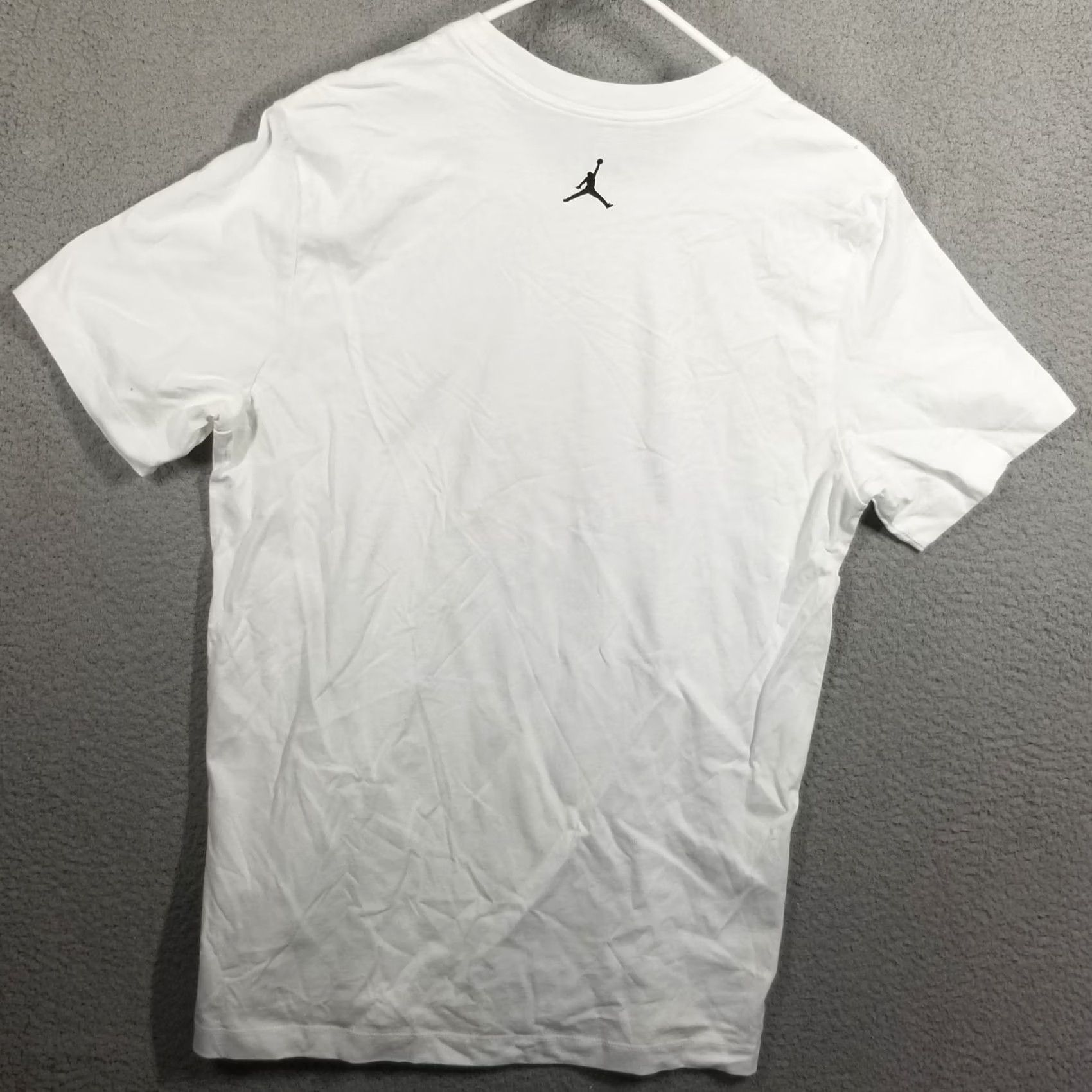 Jordan Brand Jordan Shirt Mens M White Black Basketball Nike Air Tee Size US M / EU 48-50 / 2 - 2 Thumbnail
