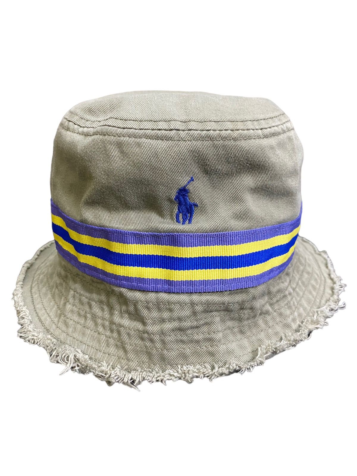 Polo Ralph Lauren VTG Distress Polo RL Bucket Hat Size ONE SIZE - 2 Thumbnail