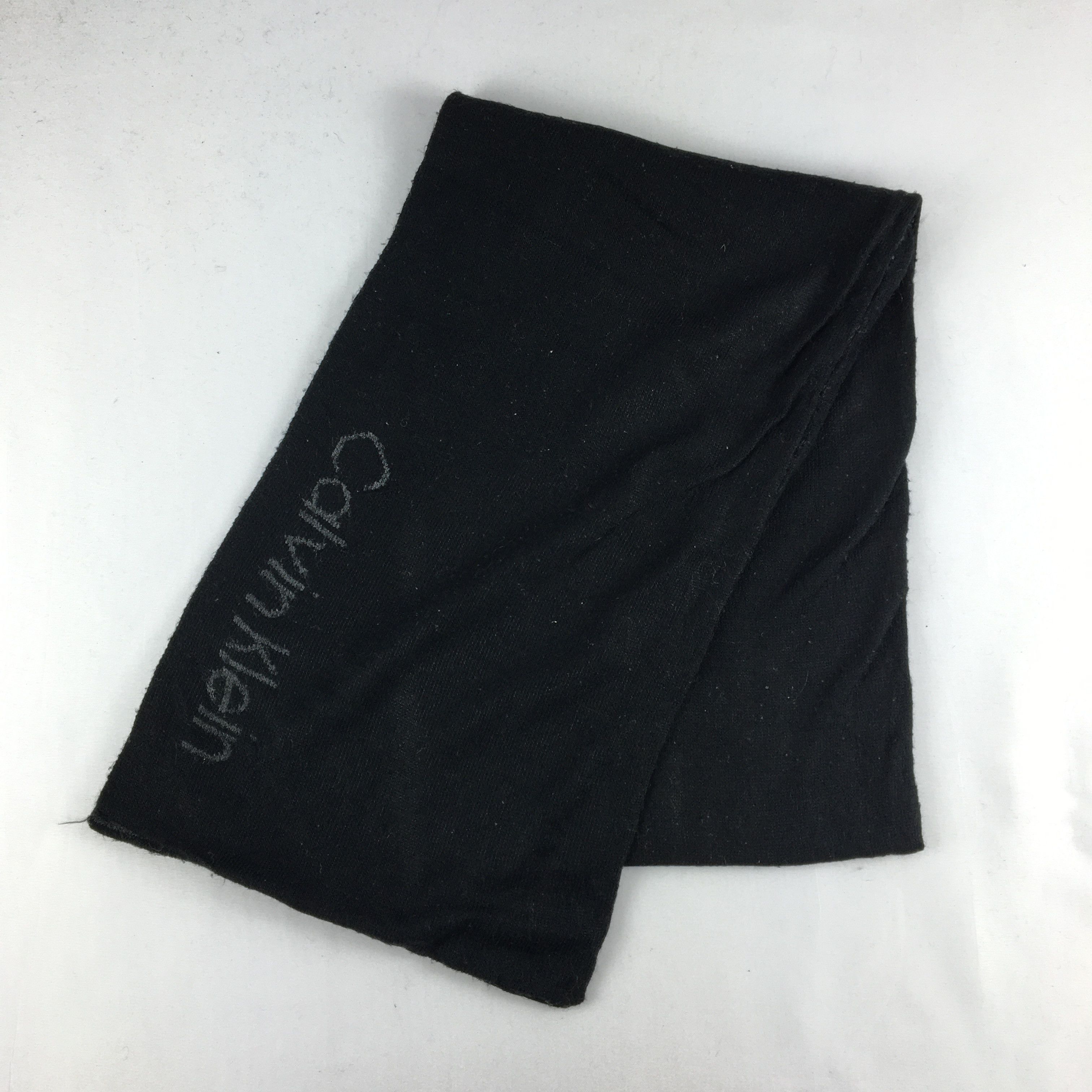Calvin Klein Vintage Calvin Klein Scarf Muffler Wool Cashmere Scarves Size ONE SIZE - 3 Thumbnail
