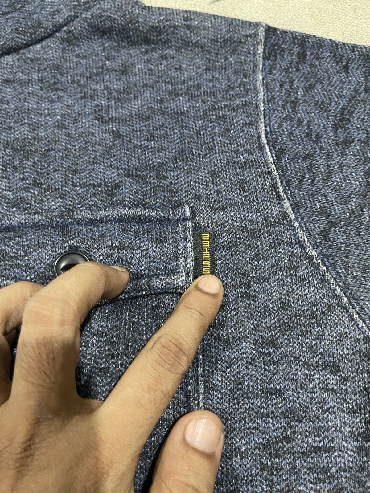 291295=Homme 2000s 291295=HOMME INDIGO DYE 3 POCKET HOODIE FADED Size US M / EU 48-50 / 2 - 6 Thumbnail