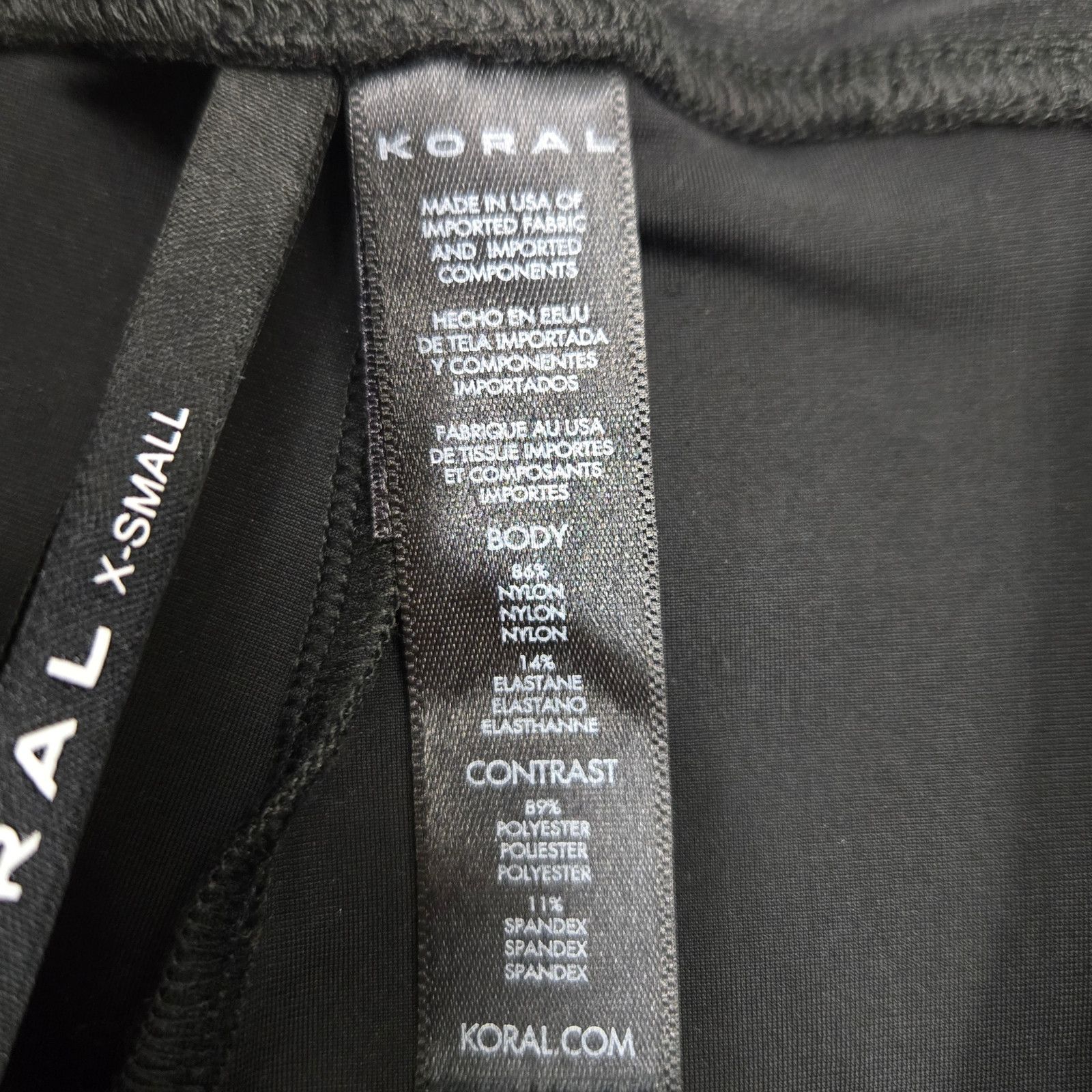 Other Koral Verona Infinity Mesh Panel Leggings Black Size XS Size 22" - 8 Thumbnail