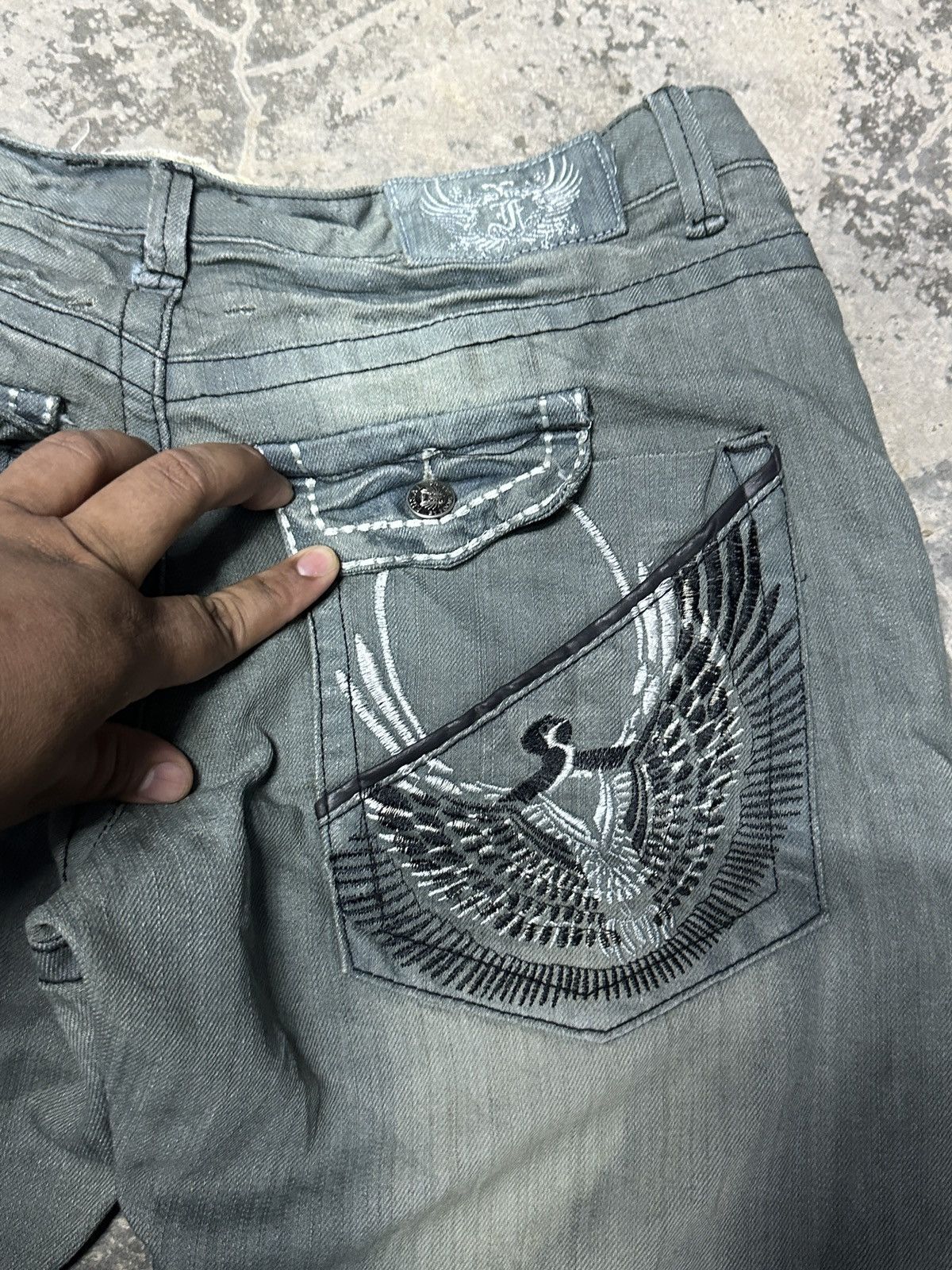 Affliction × FUSAI Rare🔥 Vintage FUSAI Denim Affliction Style Size US 32 / EU 48 - 24 Thumbnail