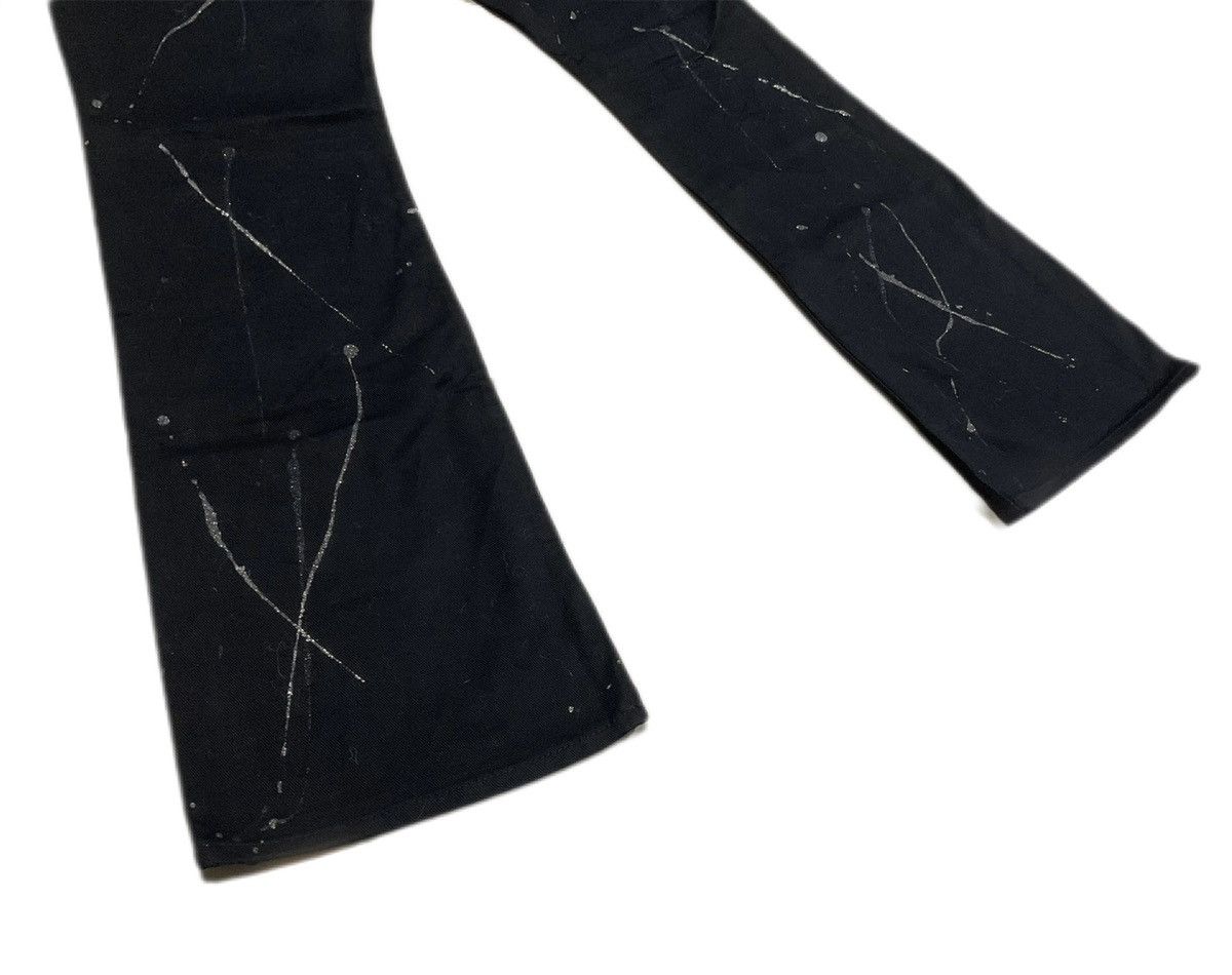 Hysteric Glamour × If Six Was Nine × Japanese Brand 🔥Sick Y2K Sorridere Glitter Splash Flared Black Denim Size US 34 / EU 50 - 5 Thumbnail