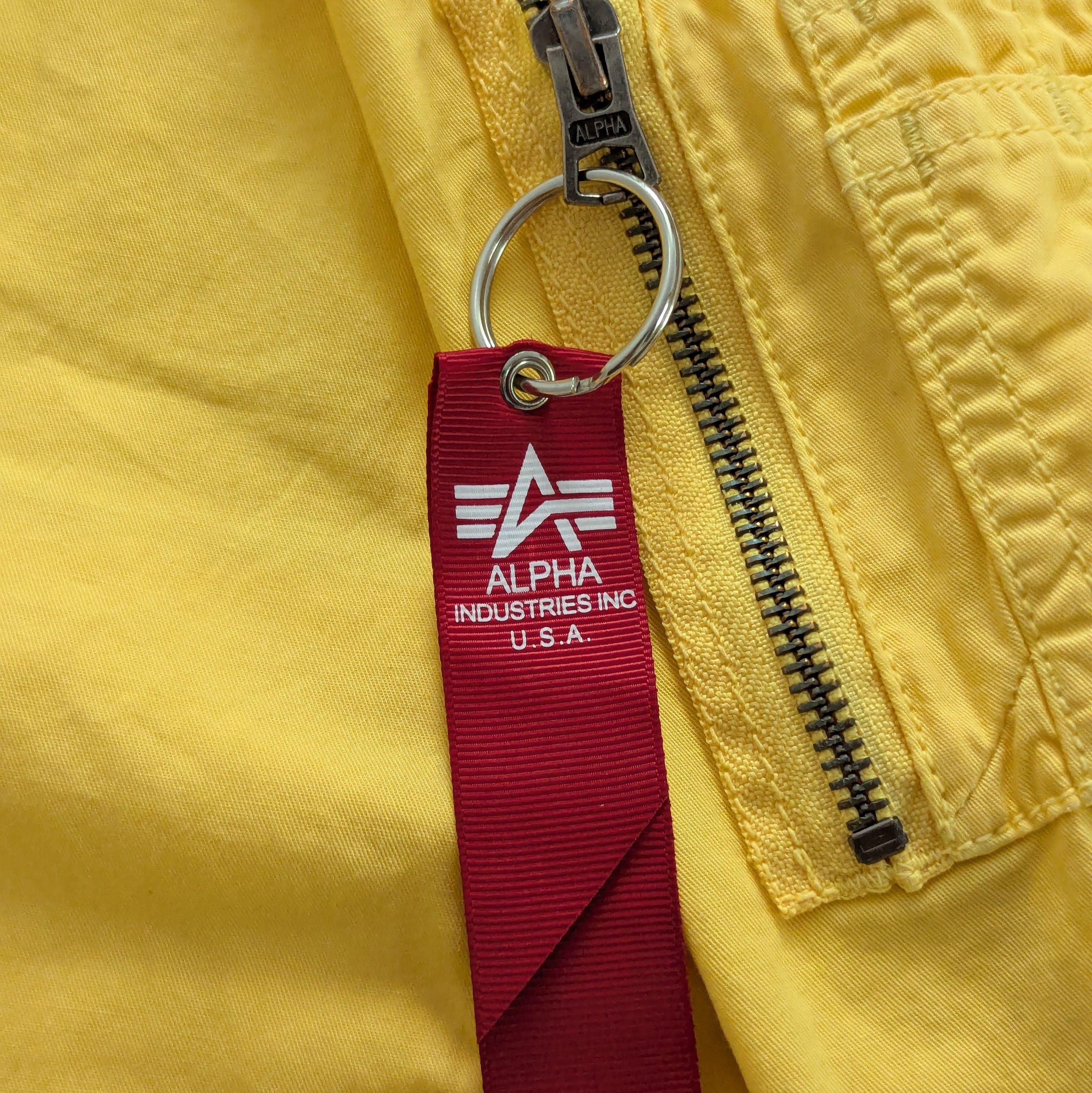 Alpha Industries Alpha Industries MA-1 Yellow Light Bomber Jacket Size L Size US L / EU 52-54 / 3 - 14 Thumbnail