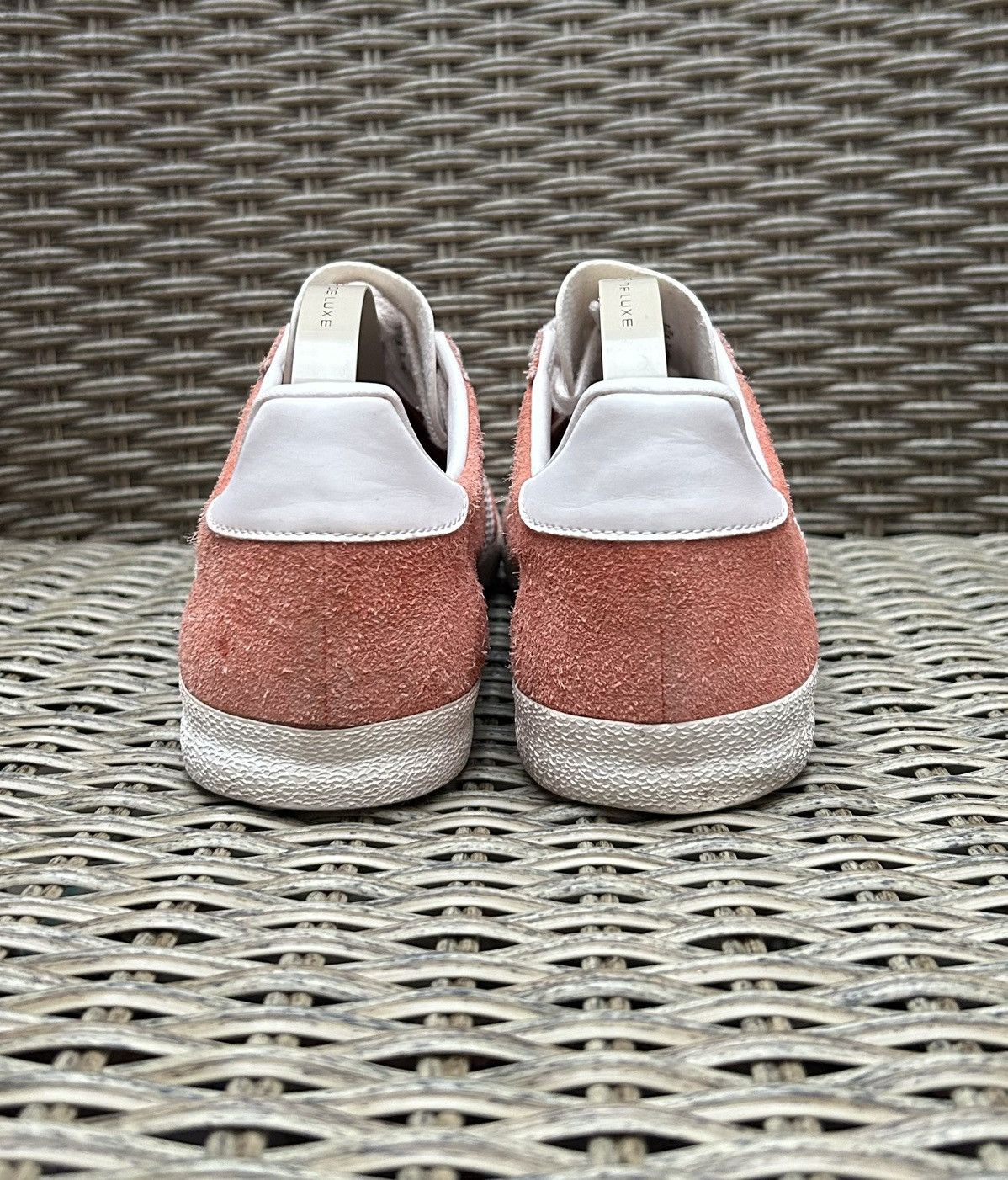 Adidas × Vintage Vintage Adidas Gazelle OG Red Suede Low-Top Trainers Size US 7.5 / EU 40-41 - 4 Thumbnail