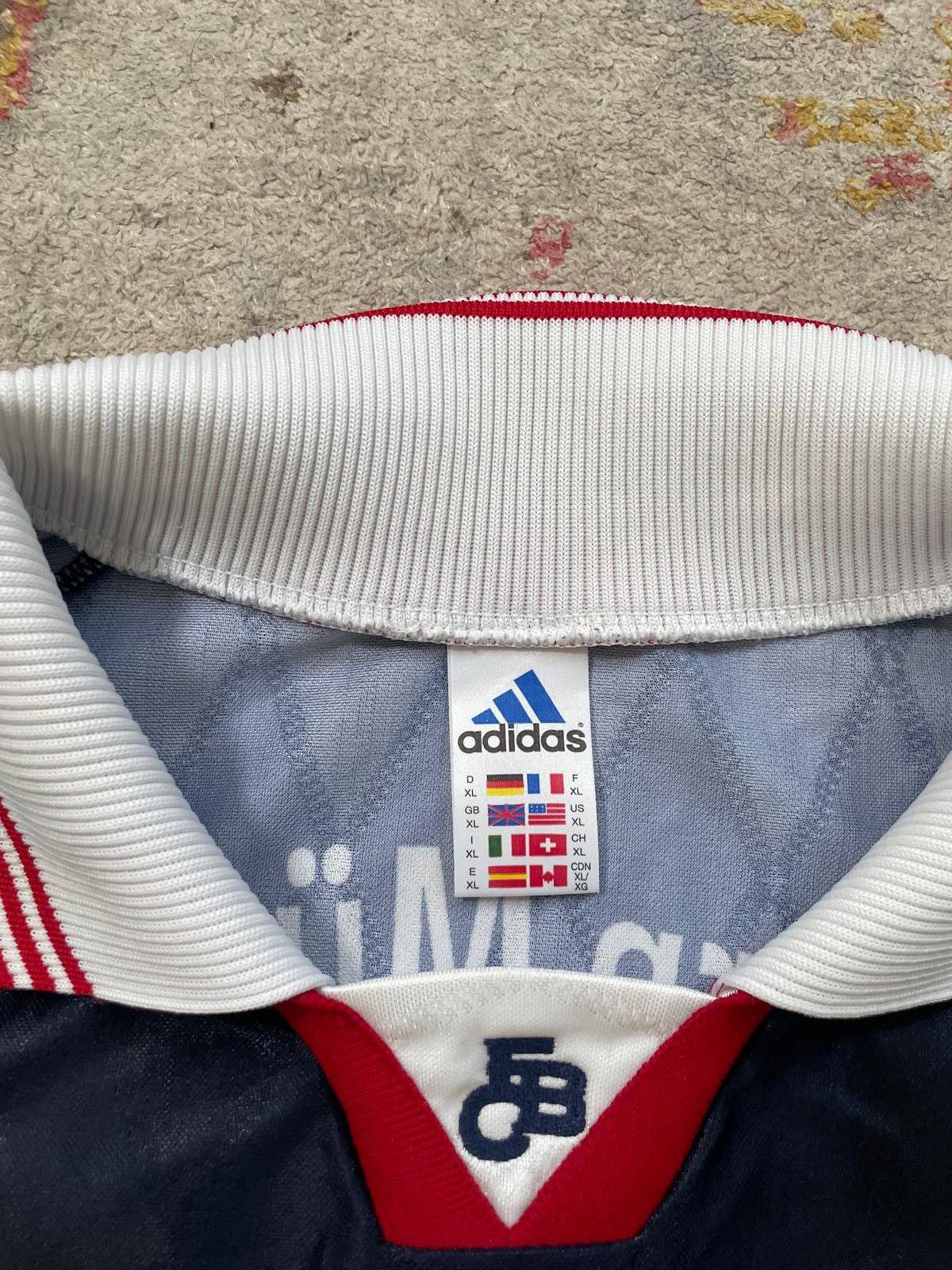 Vintage Vintage Adidas Bayern Munich Jersey Size US L / EU 52-54 / 3 - 3 Thumbnail