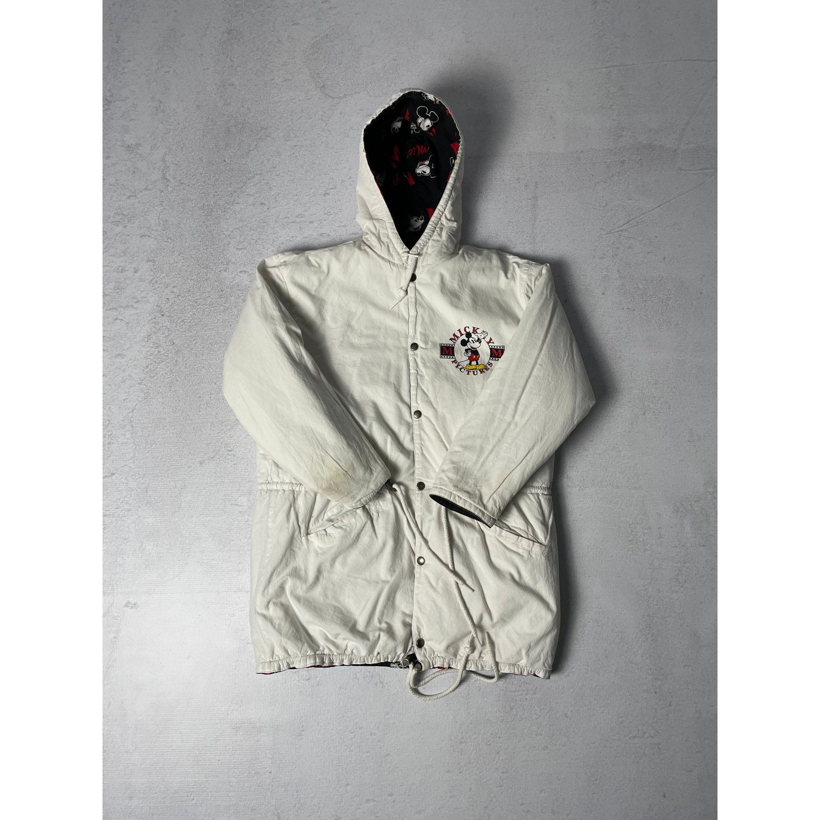 Disney Vintage Disney Mickey Mouse Reversible Jacket - Womens Small Size S / US 4 / IT 40 - 3 Thumbnail