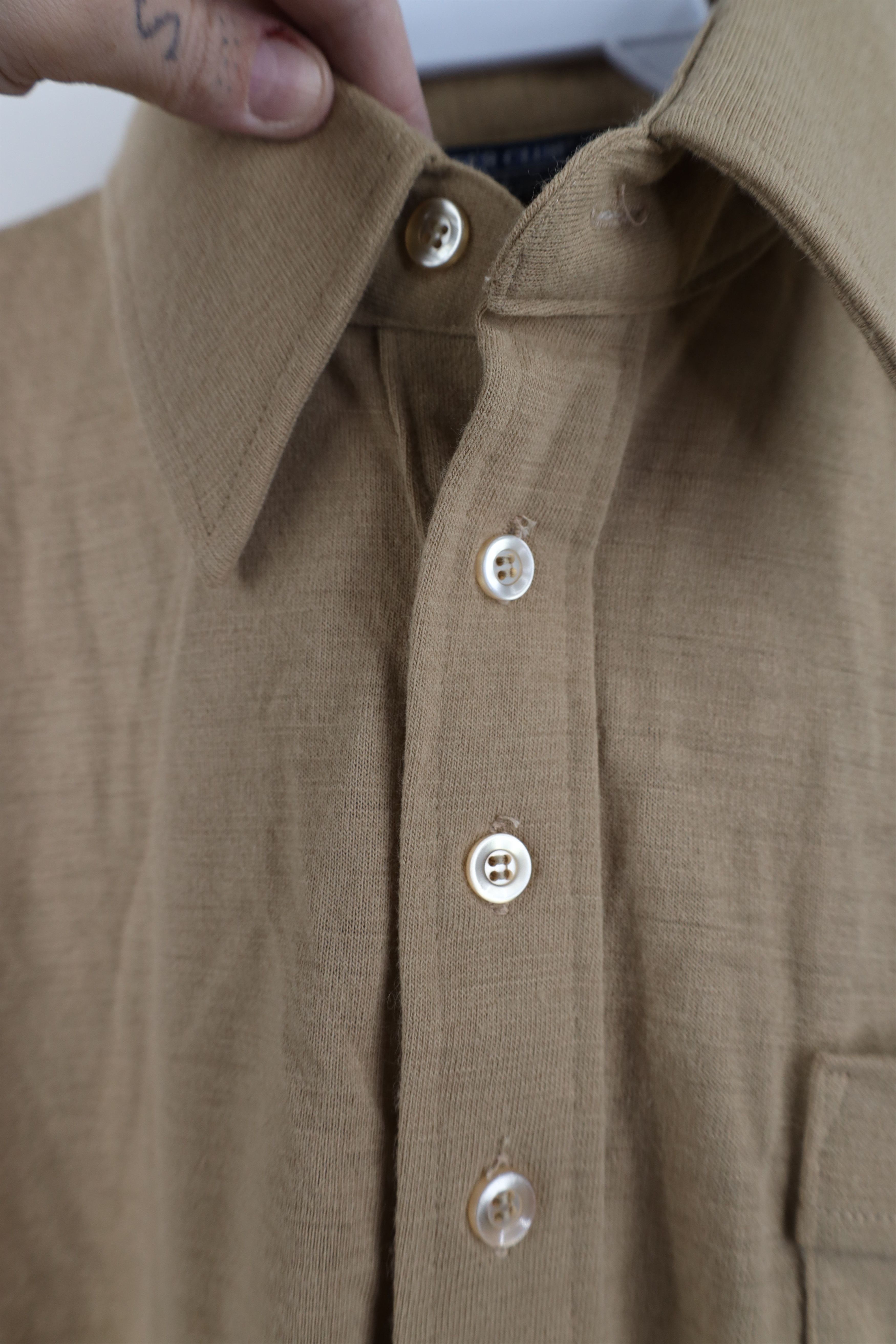Vintage Vintage 70s Streetwear Collared Long Sleeve Polo Shirt USA Size US M / EU 48-50 / 2 - 5 Thumbnail