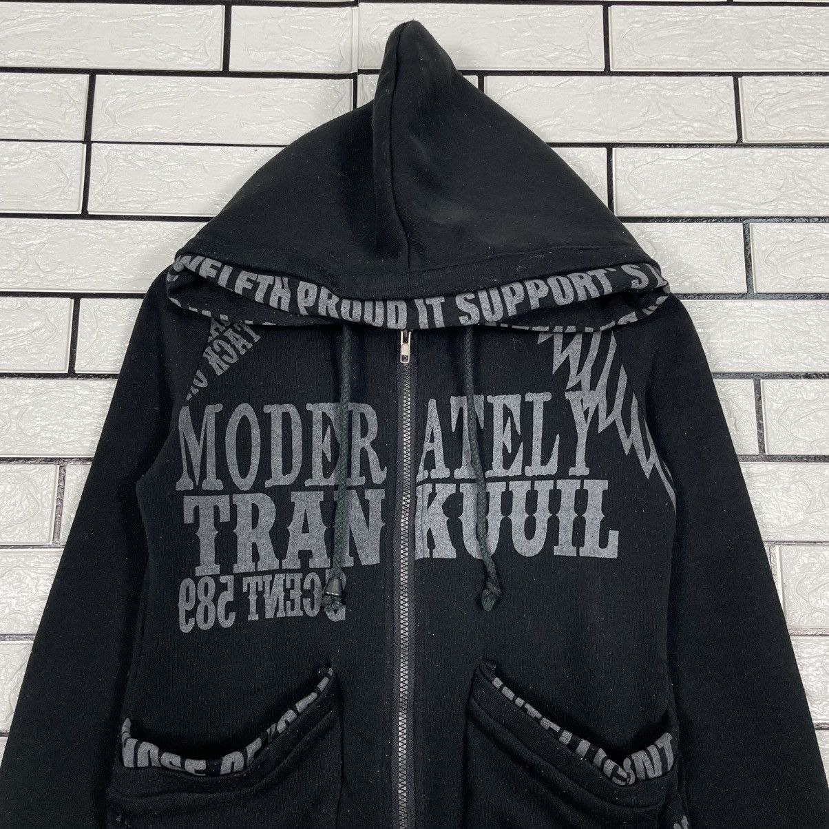 Japanese Brand Japanese Brand Chu XXX Moderately Thankuuil Hoodie Size S / US 4 / IT 40 - 2 Thumbnail