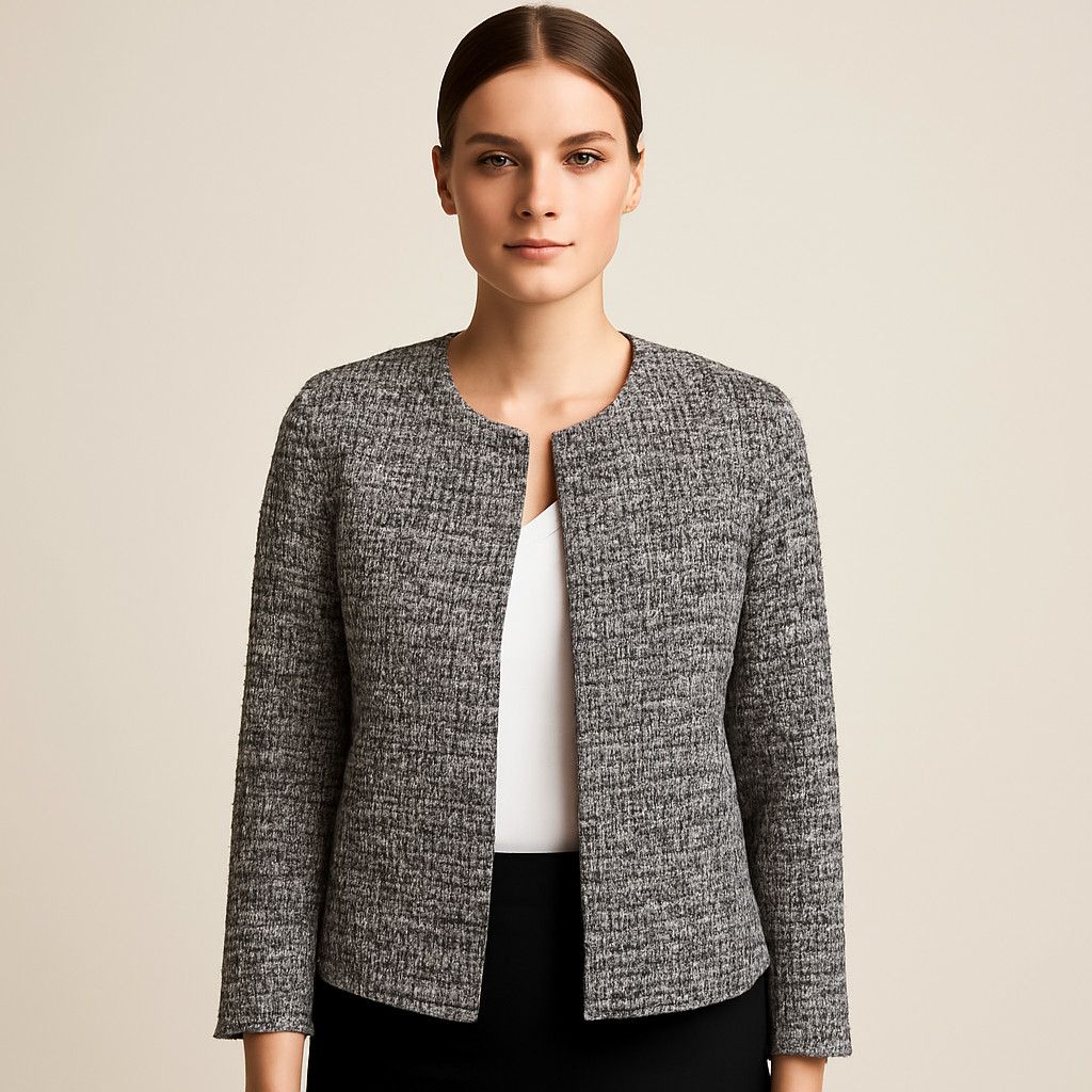 Coldwater Creek Coldwater Creek Women's Tweed Jacket Size 14 Multicolor Ope Size XL / US 12-14 / IT 48-50 - 9 Thumbnail
