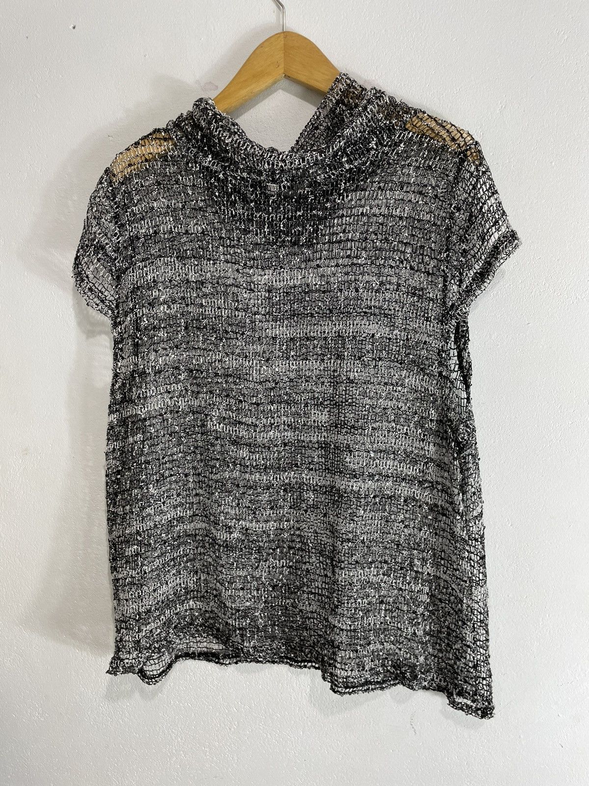If Six Was Nine Undefined Open fishnet top tshirt goth punk style Size US M / EU 48-50 / 2 - 5 Thumbnail