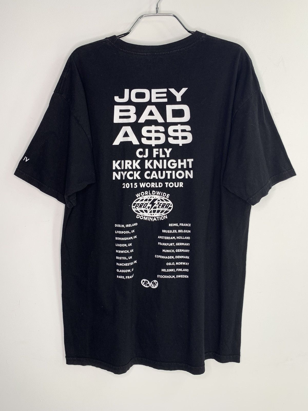 Band Tees Pro Era Joey Bad Ass 2015 World Tour T Shirt L Size Size US L / EU 52-54 / 3 - 2 Thumbnail