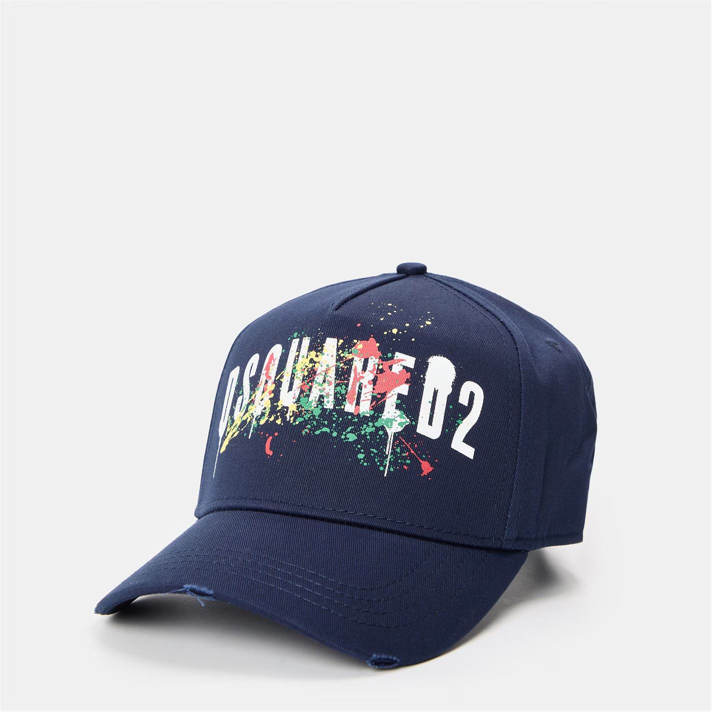 Dsquared2 o1g2r1mq0426 Size: OS / Splat Baseball Hat / Cap in Navy Size ONE SIZE - 1 Thumbnail