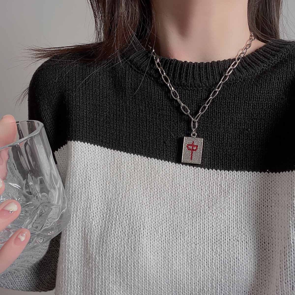 Other Mahjong Crazy STEAL! Y2K Chains Necklace Chain Size ONE SIZE - 3 Thumbnail