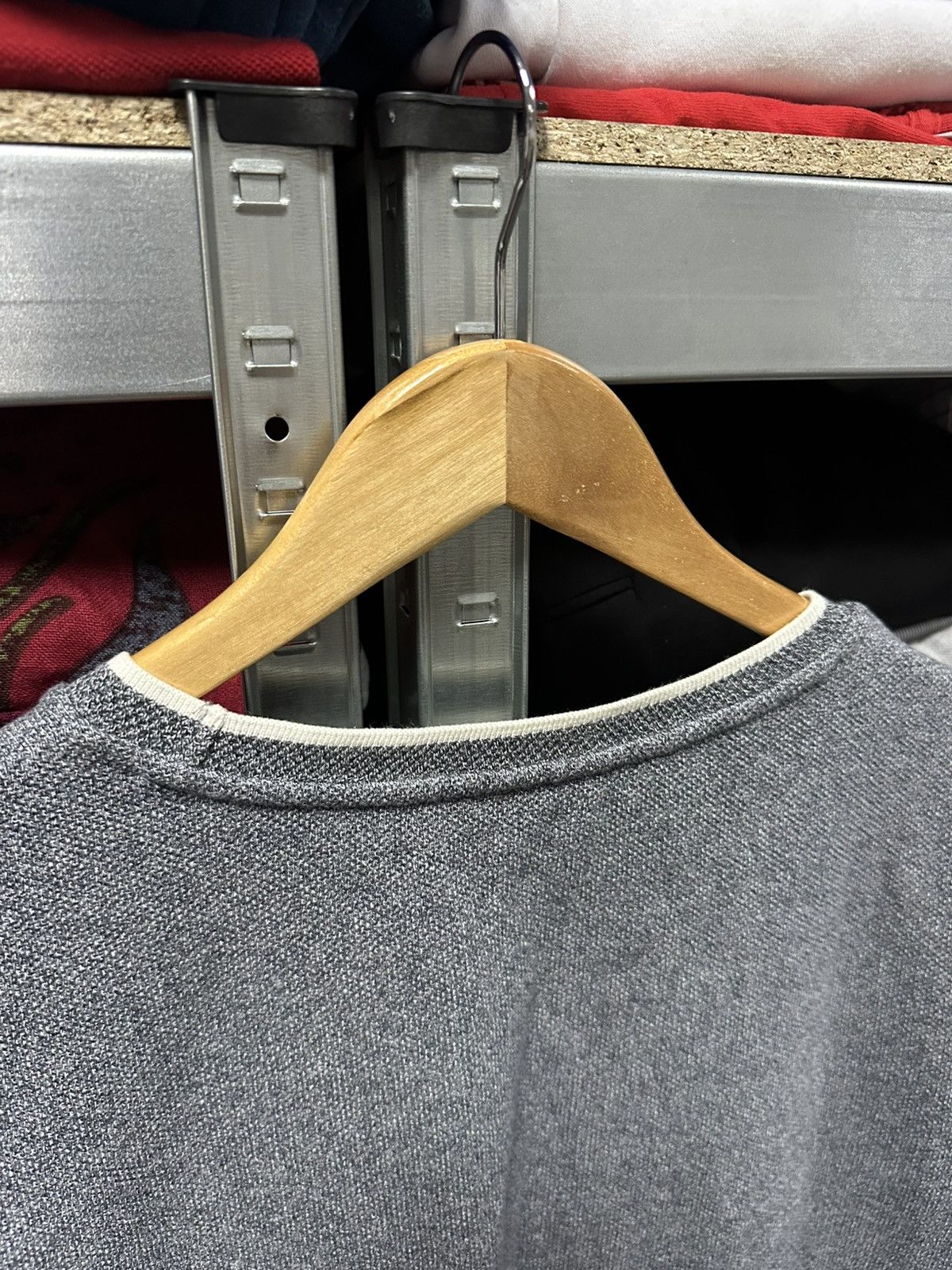 Lacoste Vintage Lacoste Sweatshirt Basic Logo Grey Luxury Old Money Size US L / EU 52-54 / 3 - 13 Thumbnail