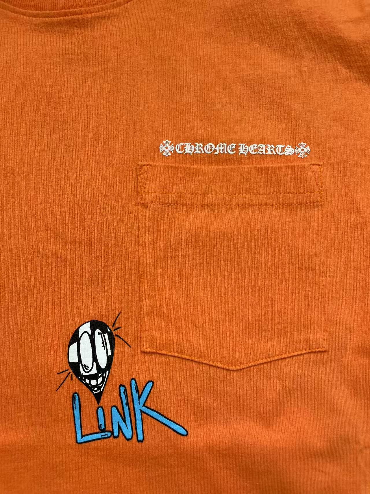 Chrome Hearts Chrome Hearts Matty Boy Orange Link Short Sleeve T-Shirt Tee Size US M / EU 48-50 / 2 - 5 Thumbnail