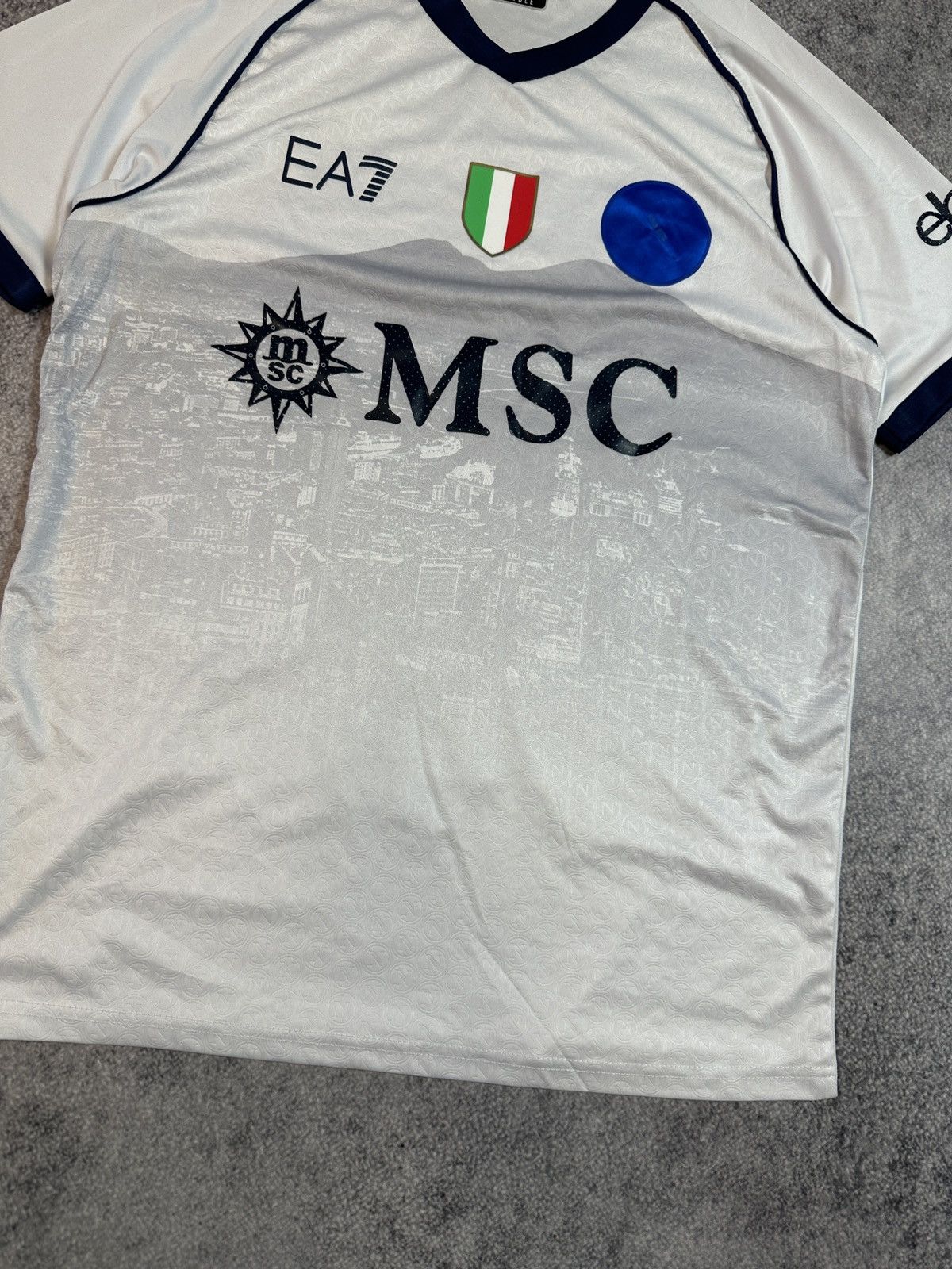 Emporio Armani Emporio Armani EA7 Napoli Soccer Jersey Blokecore Style M Size US M / EU 48-50 / 2 - 4 Thumbnail