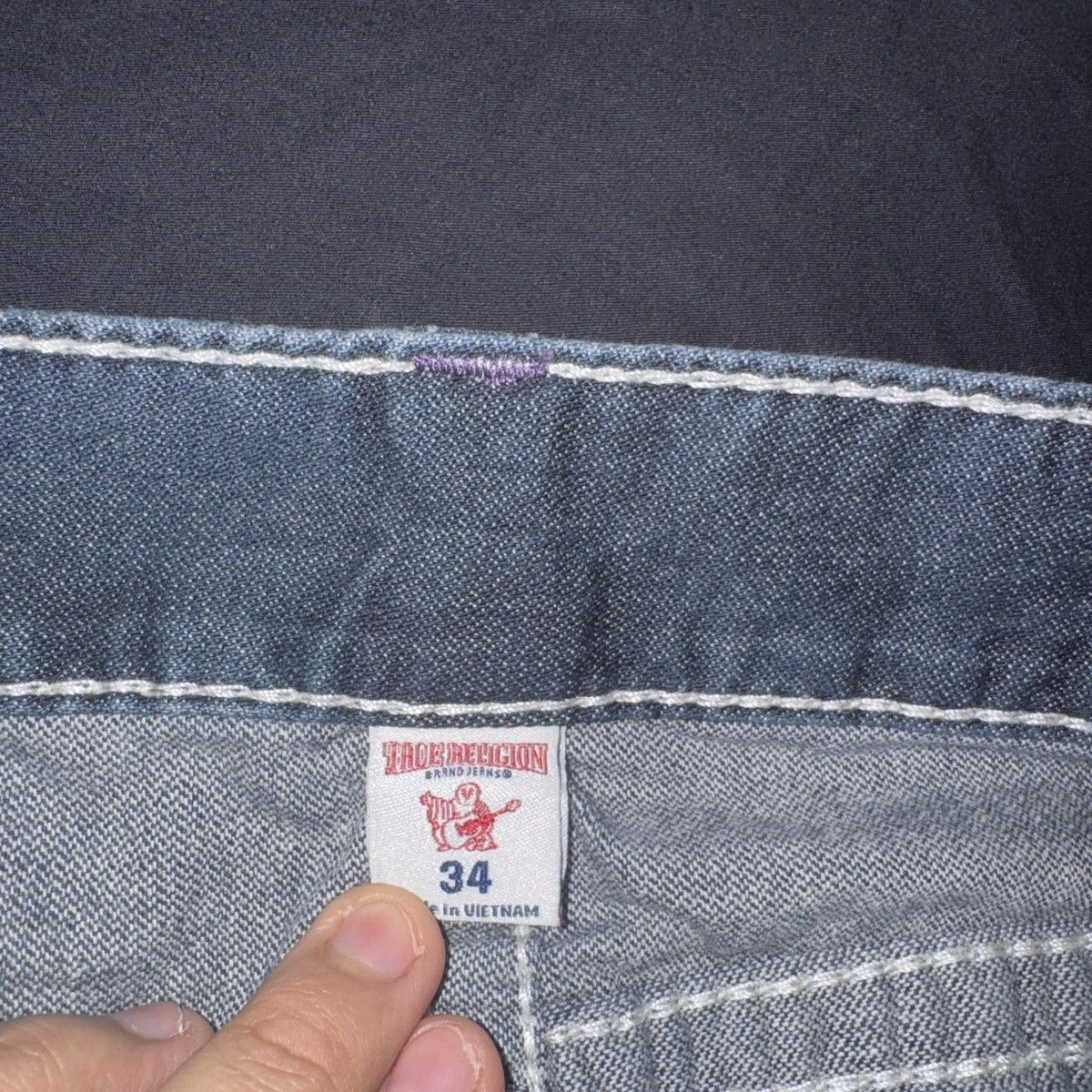 True Religion True Religion Straight Big T Stitch Flap Paint Splatter Size US 34 / EU 50 - 16 Thumbnail