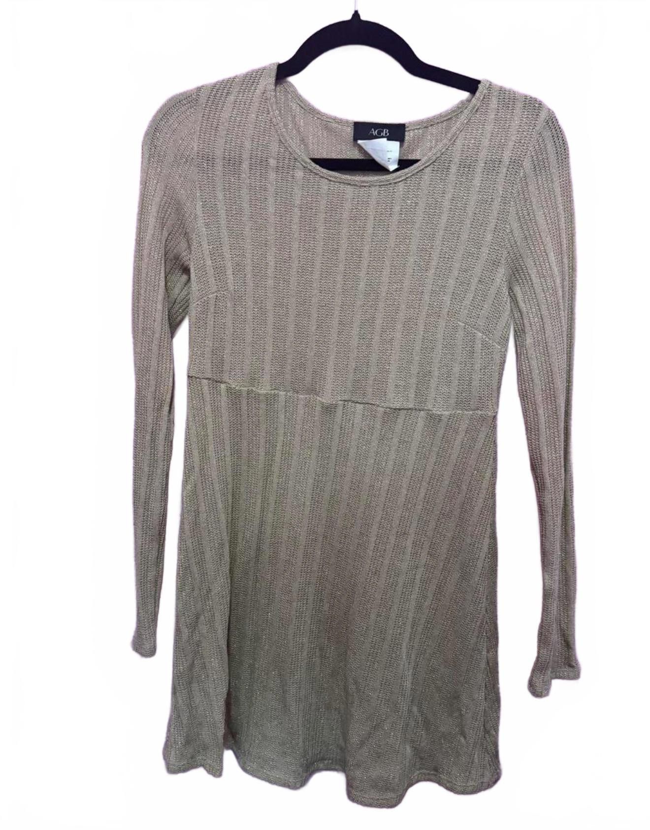 Designer Women's Long Sleeve Ribbed Dress Size S / US 4 / IT 40 - 1 Thumbnail