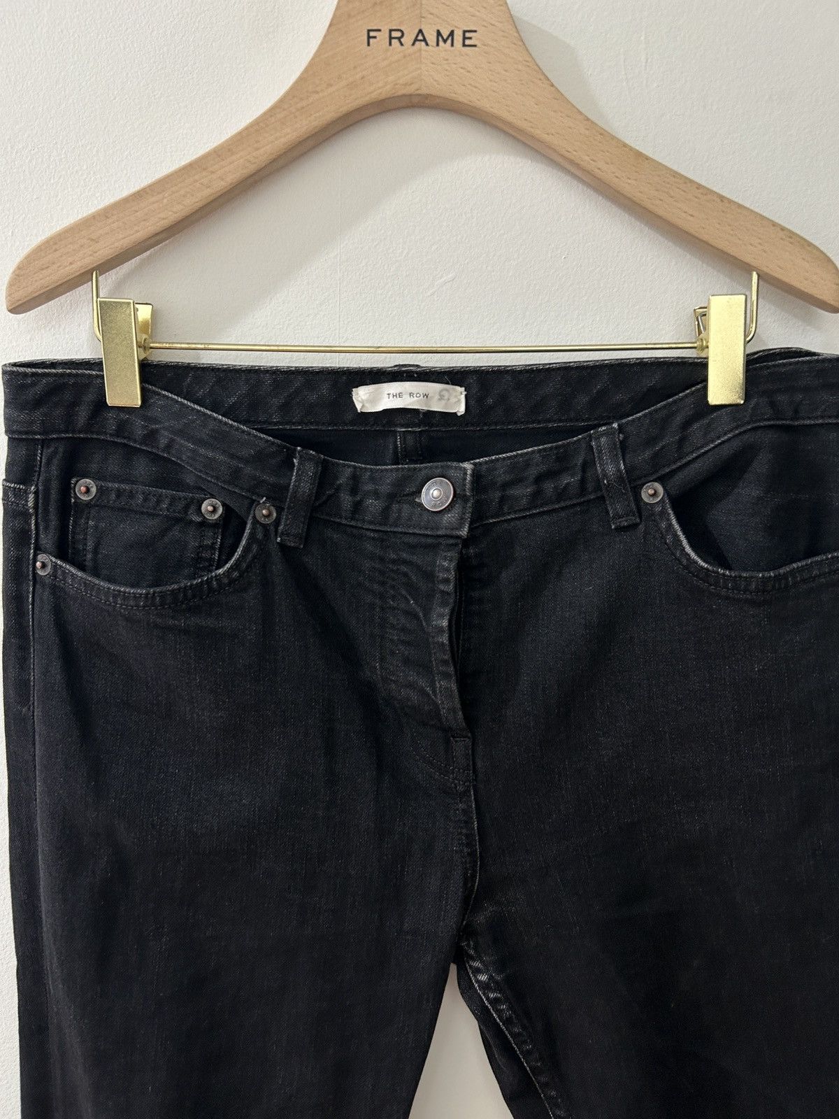The Row Dark Denim Slim Leg Jeans Size 30" / US 8 / IT 44 - 3 Thumbnail